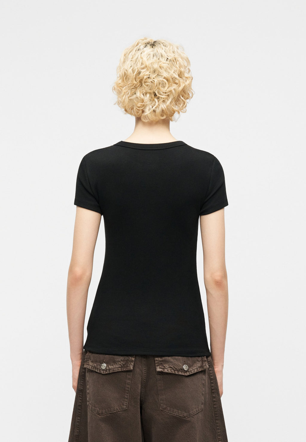 CREW - Basic T-shirt - black