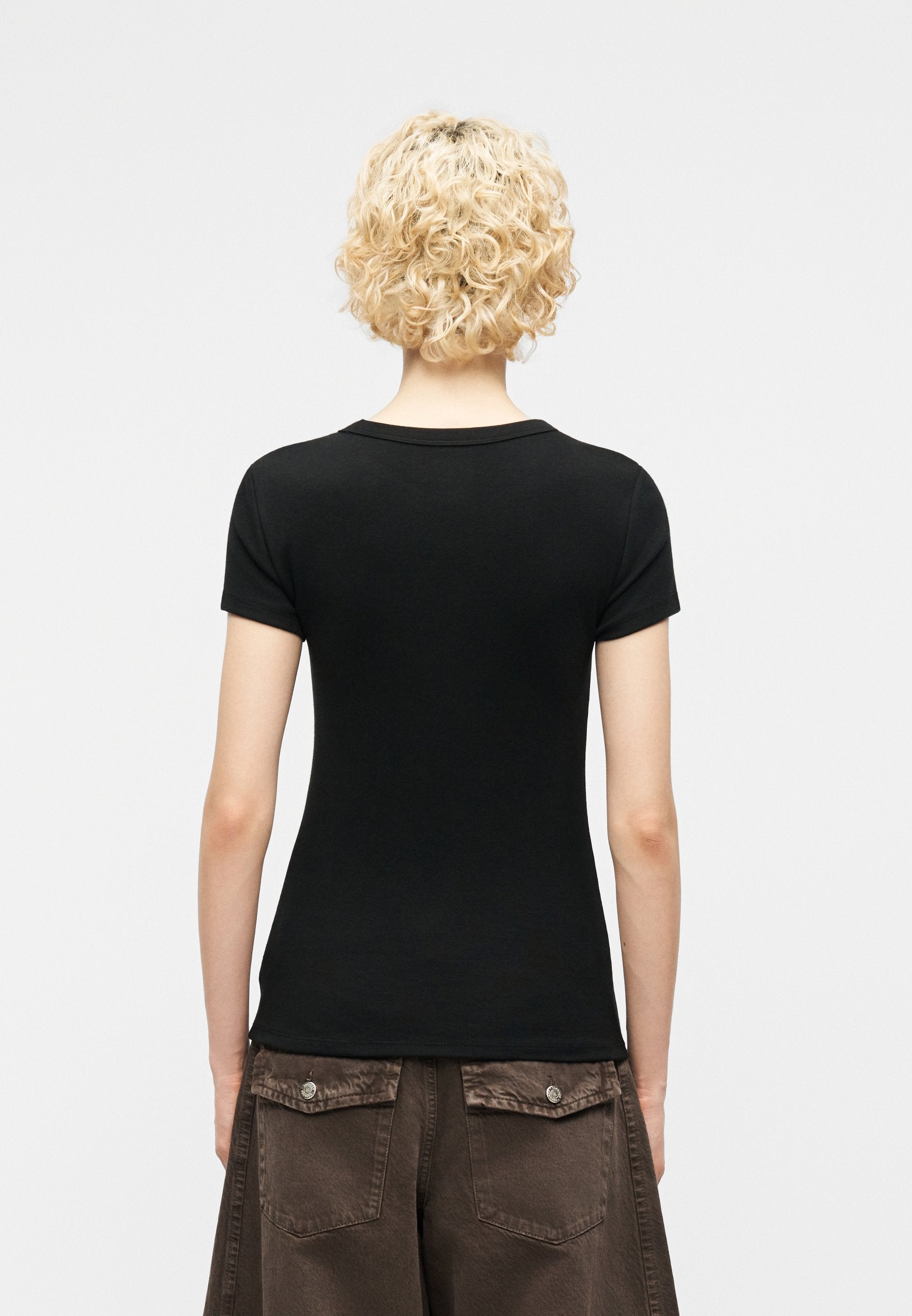CREW - Basic T-shirt - black