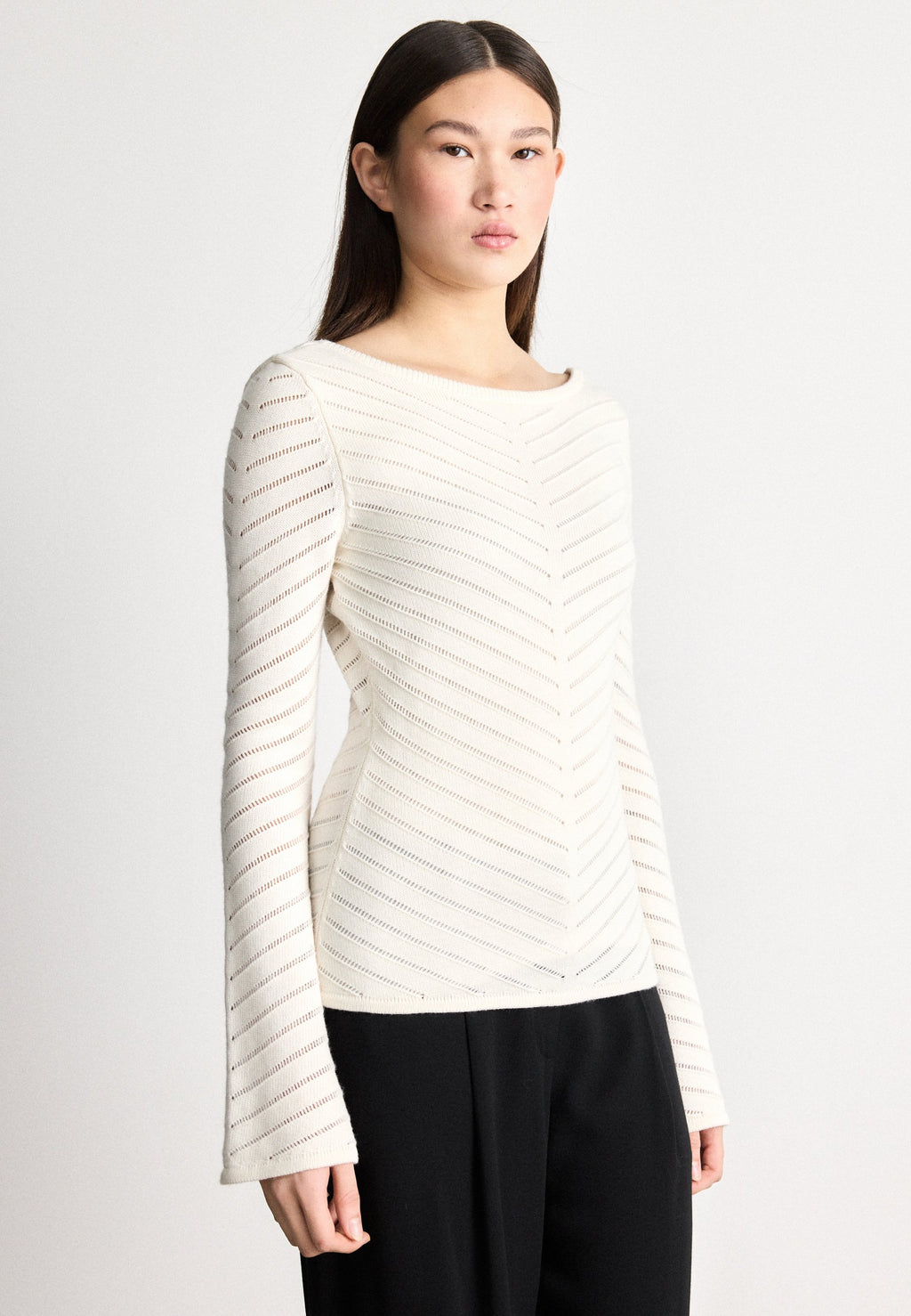 FALONINA - Jumper - open white