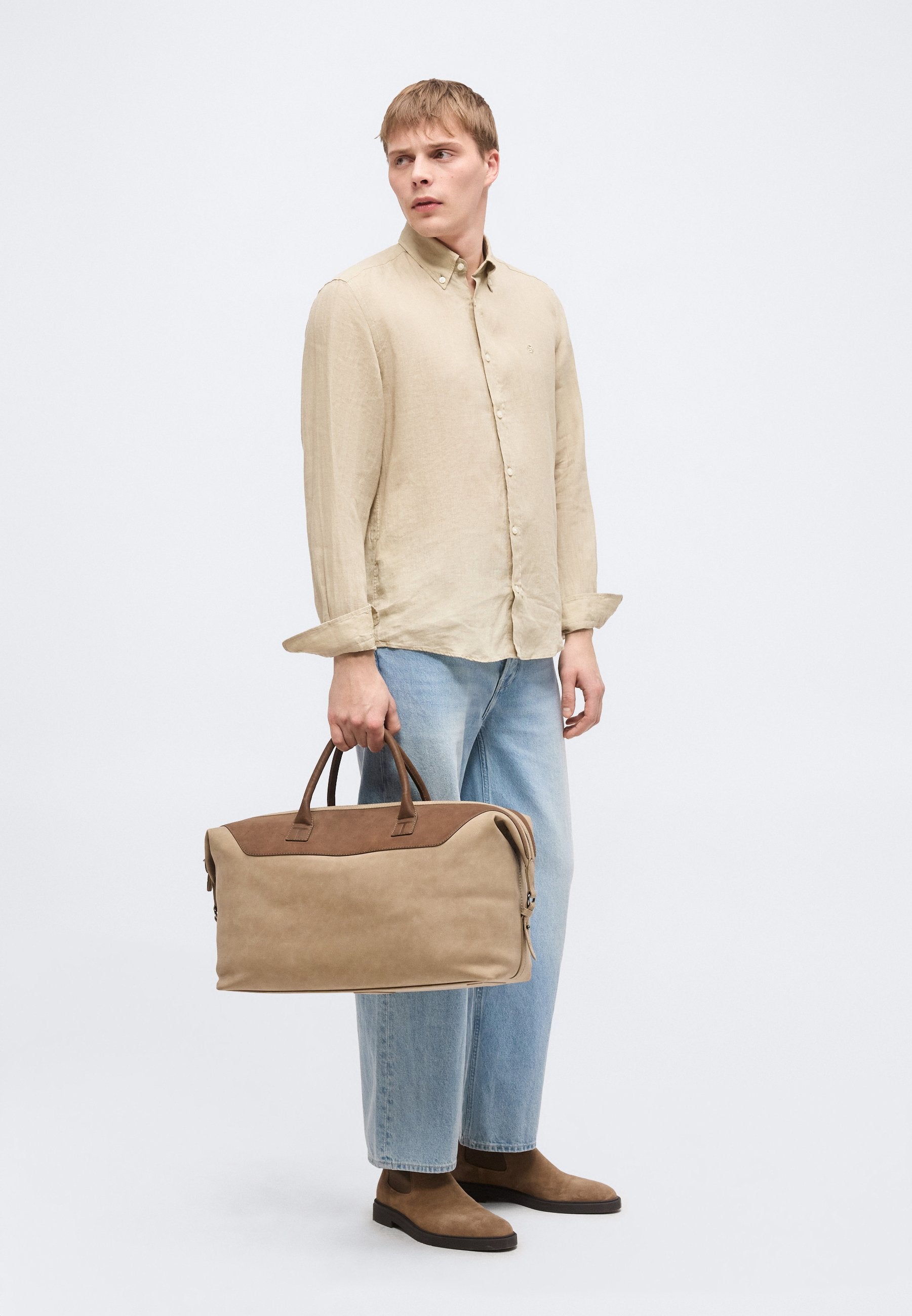 LIAM - Shirt - open beige