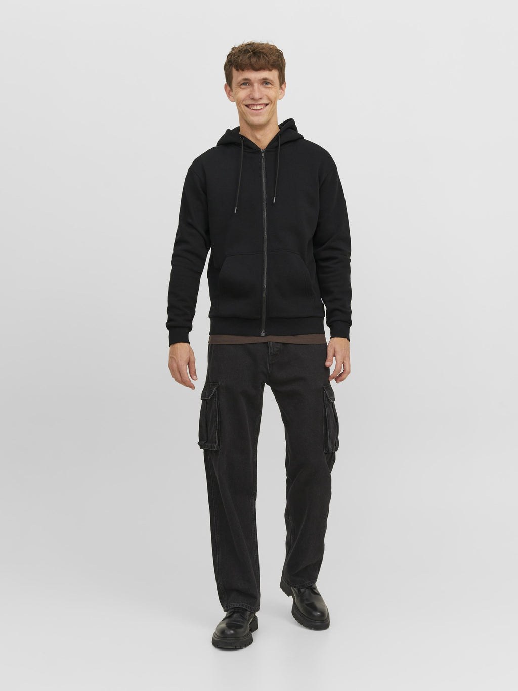 Zip Plain Zip - Zip-up sweatshirt - black