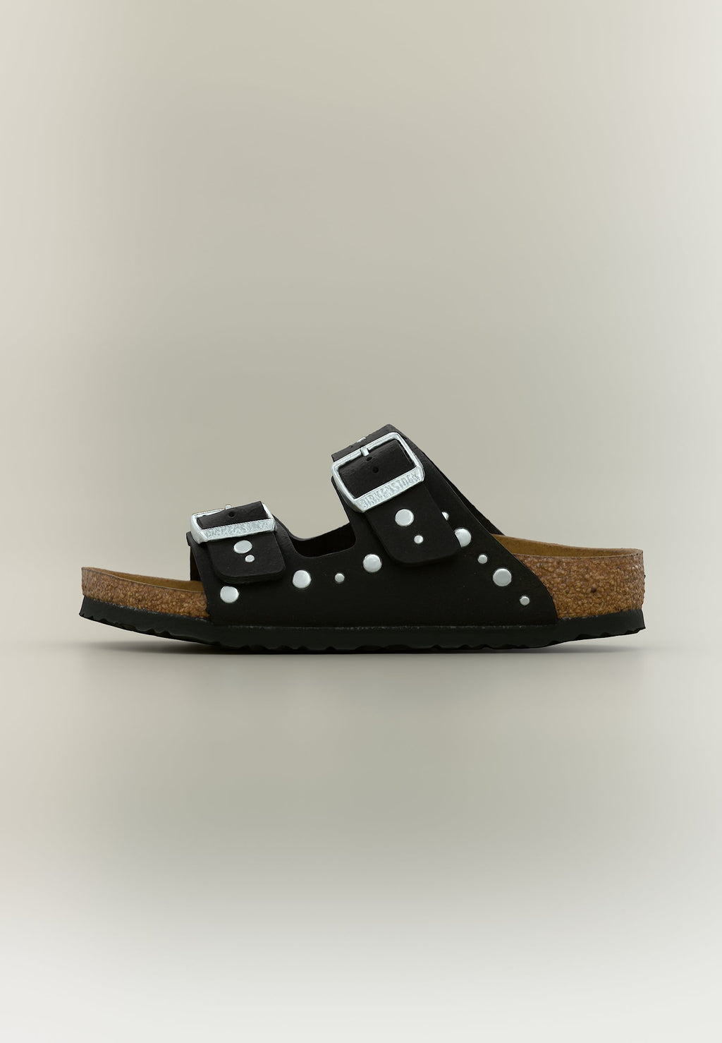 ARIZONA RIVETS KIDS NARROW - Sandals - black
