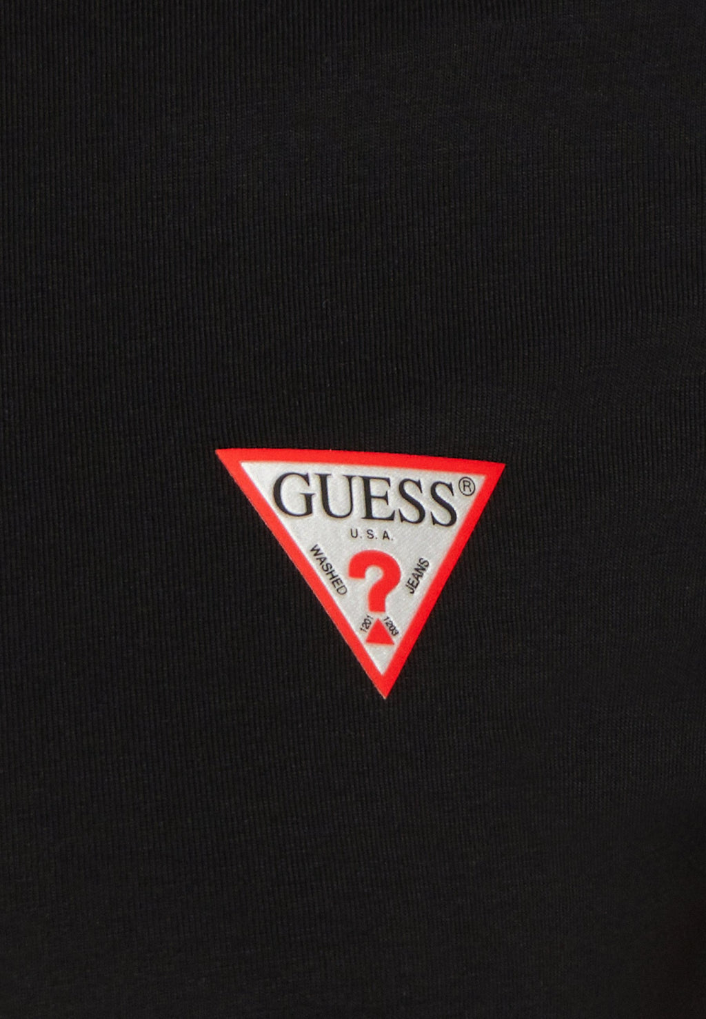 MINI TRIANGLE TEE - Basic T-shirt - jet black