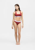 ICON 2 PACK - Sports bra - black/chili oil