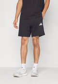ESSENTIALS THREE STRIPES FRENCH TERRY - Sports shorts - black/white