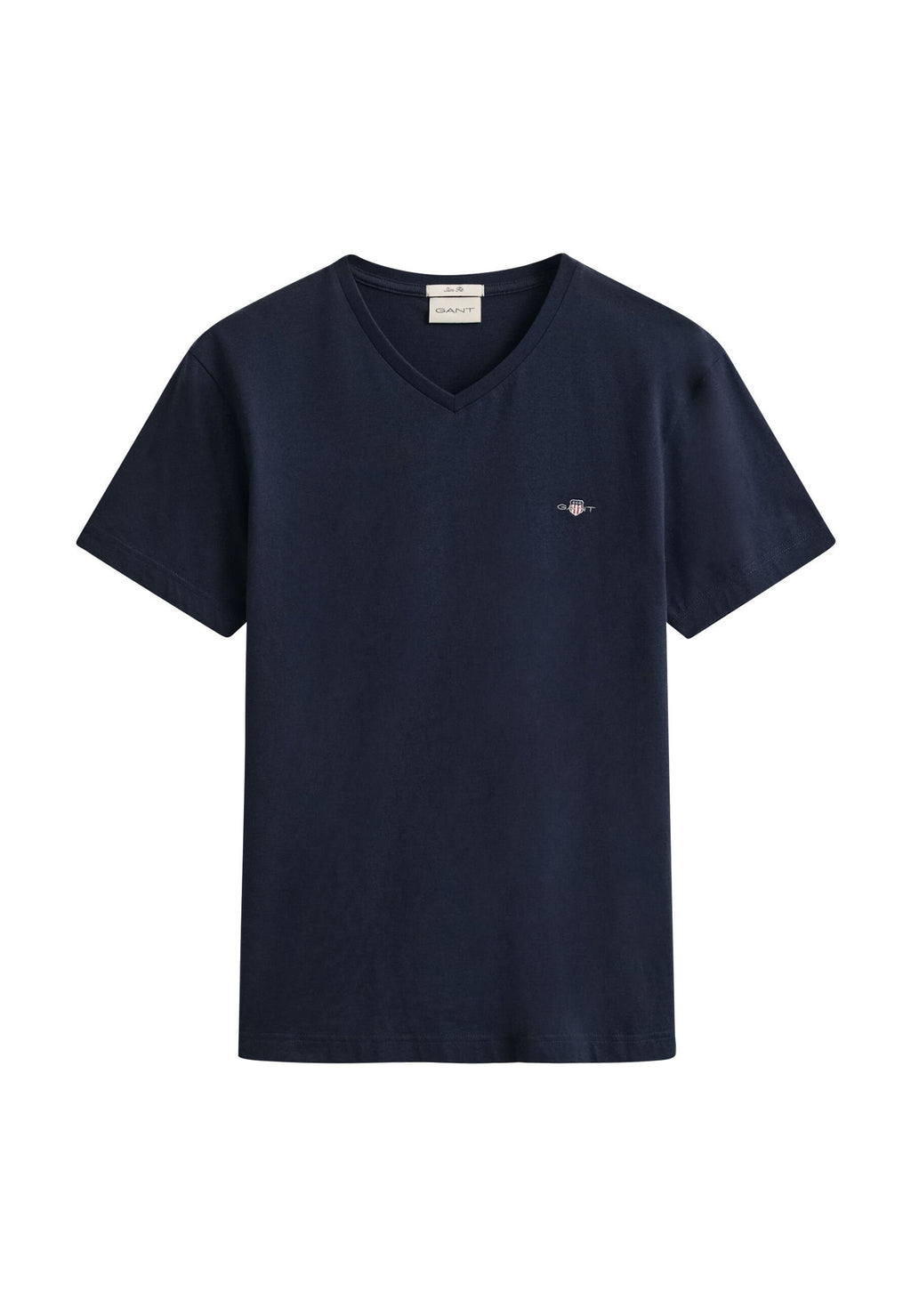 SHIELD V NECK - Basic T-shirt - evening blue