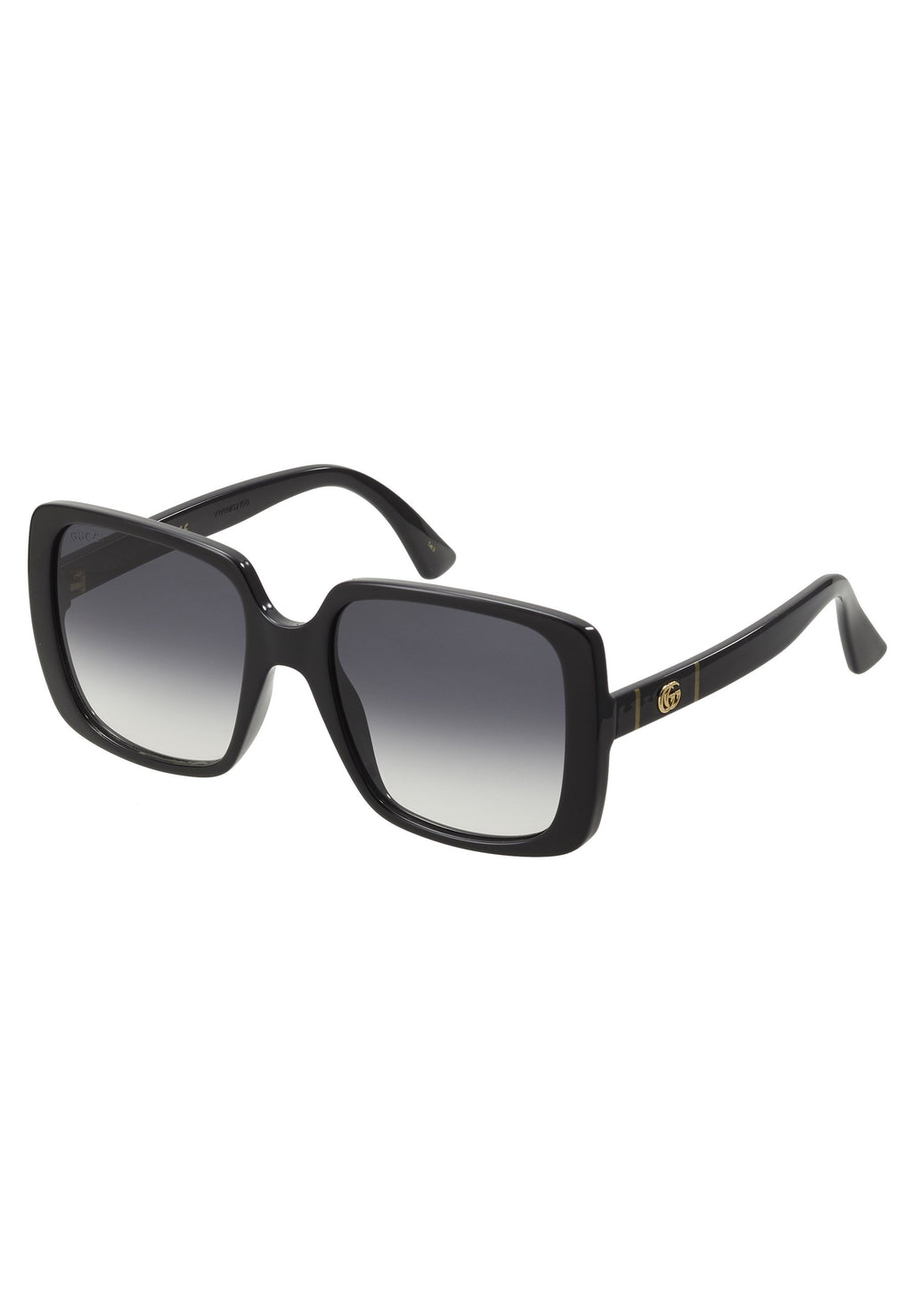 نظارات شمسية GG OVERSIZED SQUARE ACETATE - نظارات شمسية - أسود/رمادي