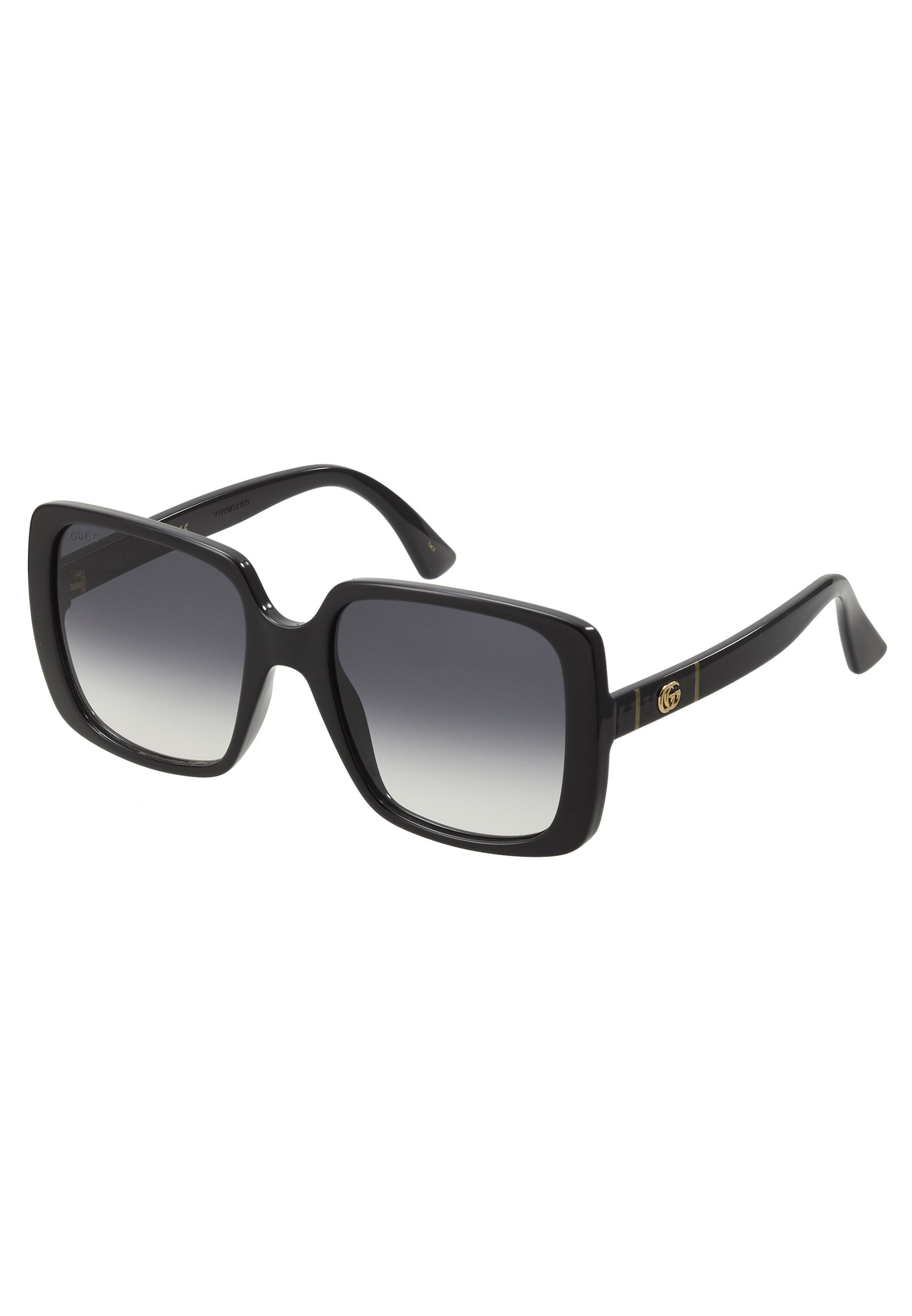 نظارات شمسية GG OVERSIZED SQUARE ACETATE - نظارات شمسية - أسود/رمادي