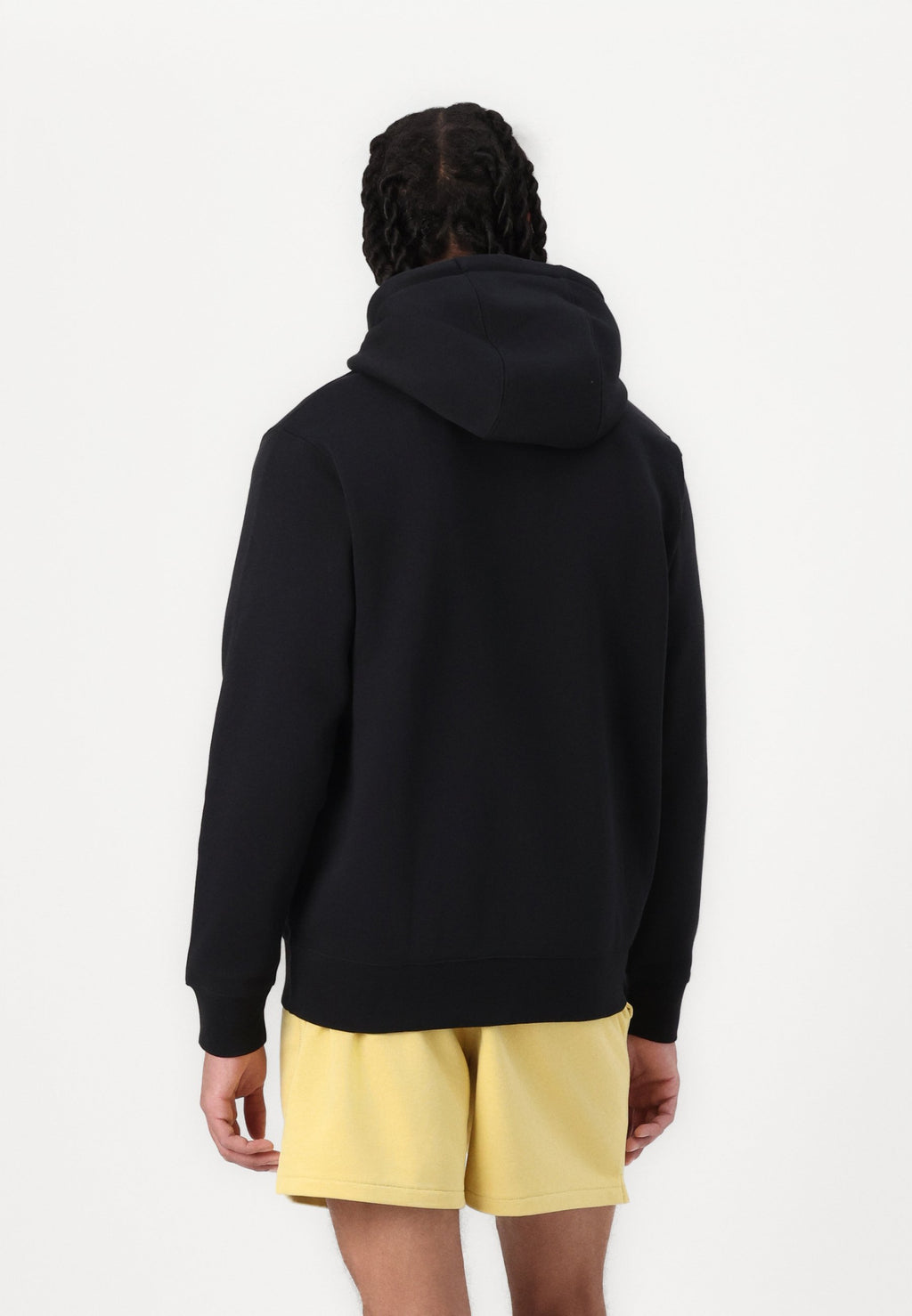 CLUB HOODIE - Sweat à capuche - noir noir/blanc