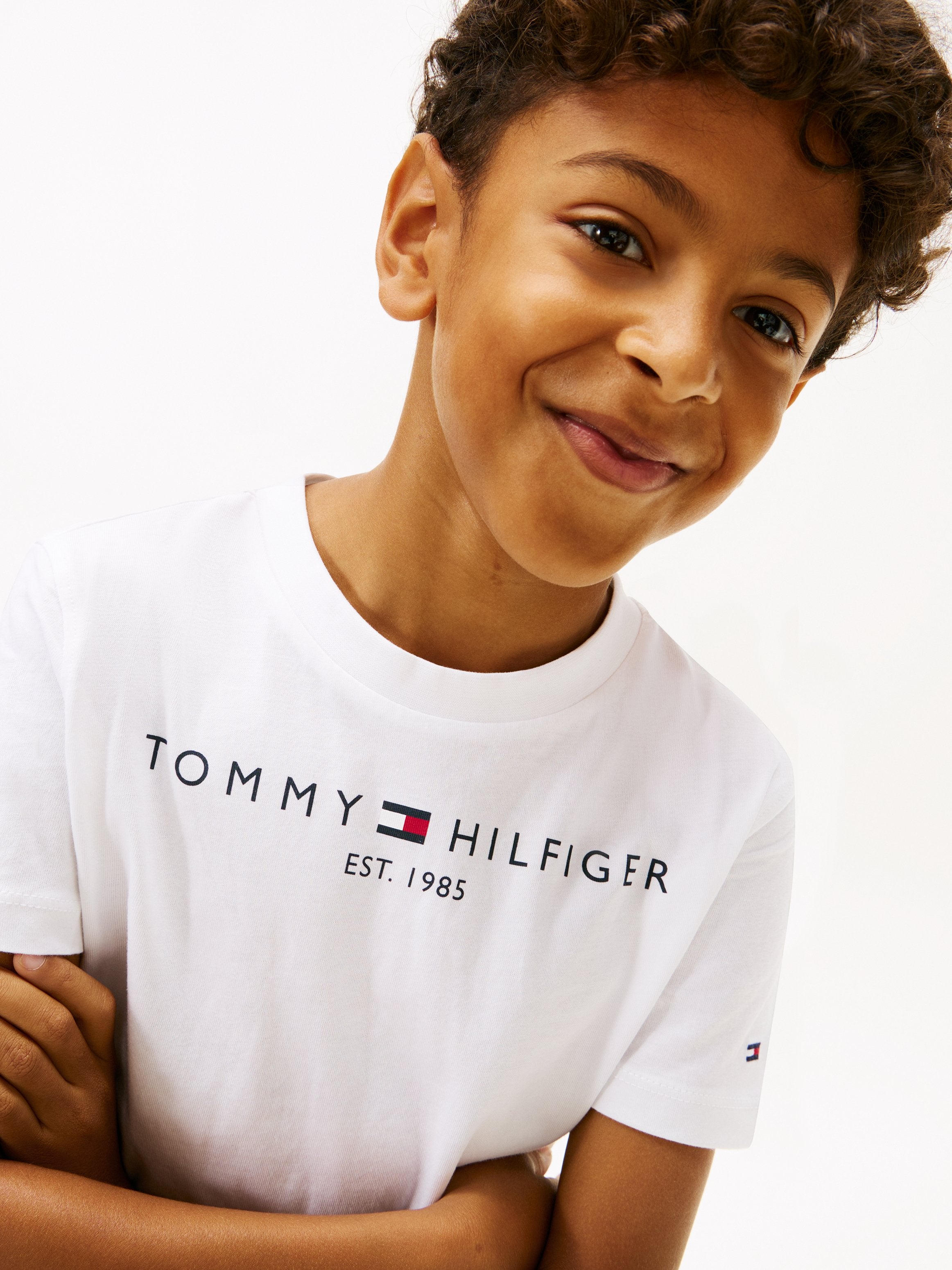 ESSENTIAL TEE - Print T-shirt - white