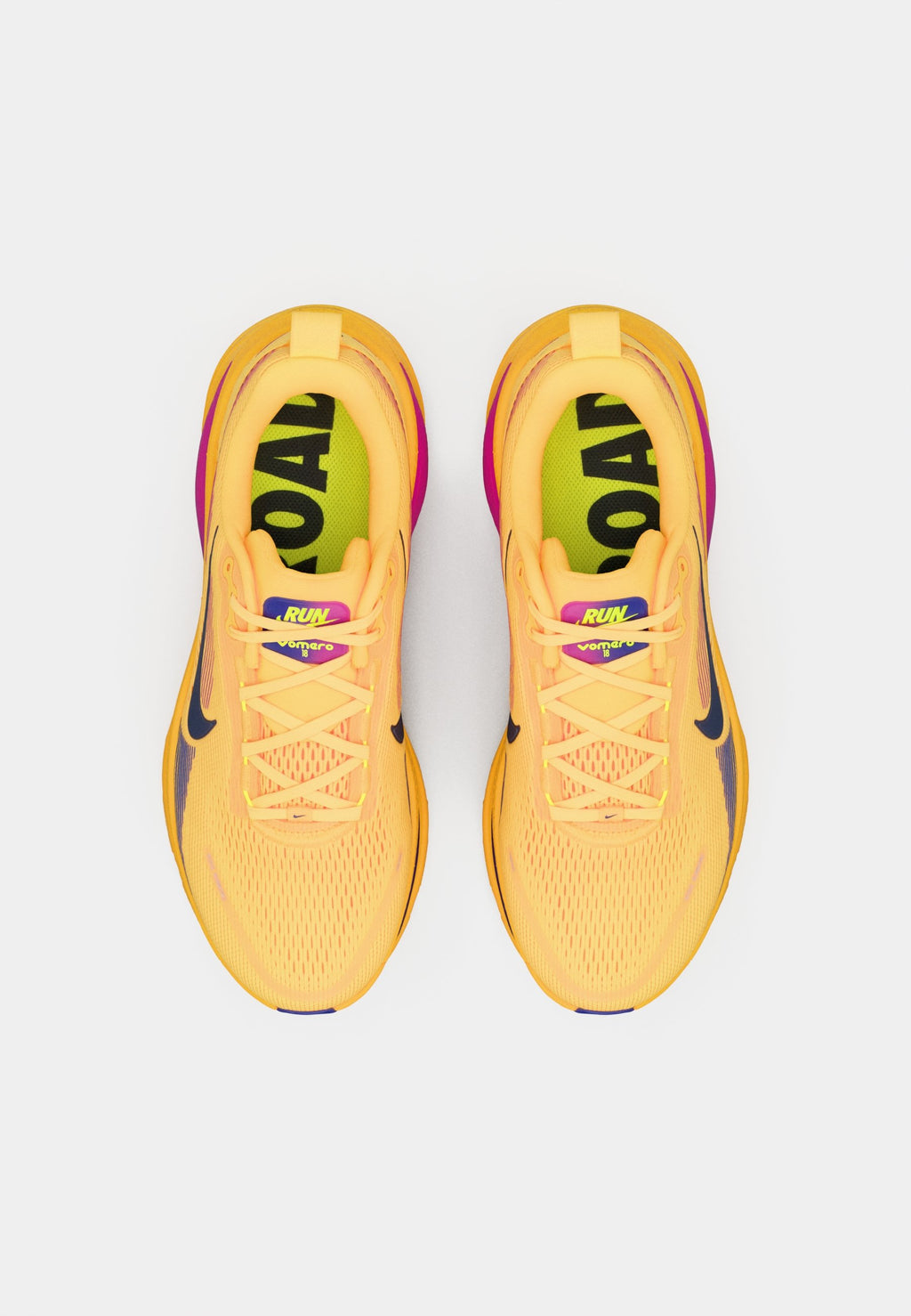 VOMERO UNISEX - Road running shoes - citron pulse/blue void/laser orange/hyper violet/indigo burst/volt