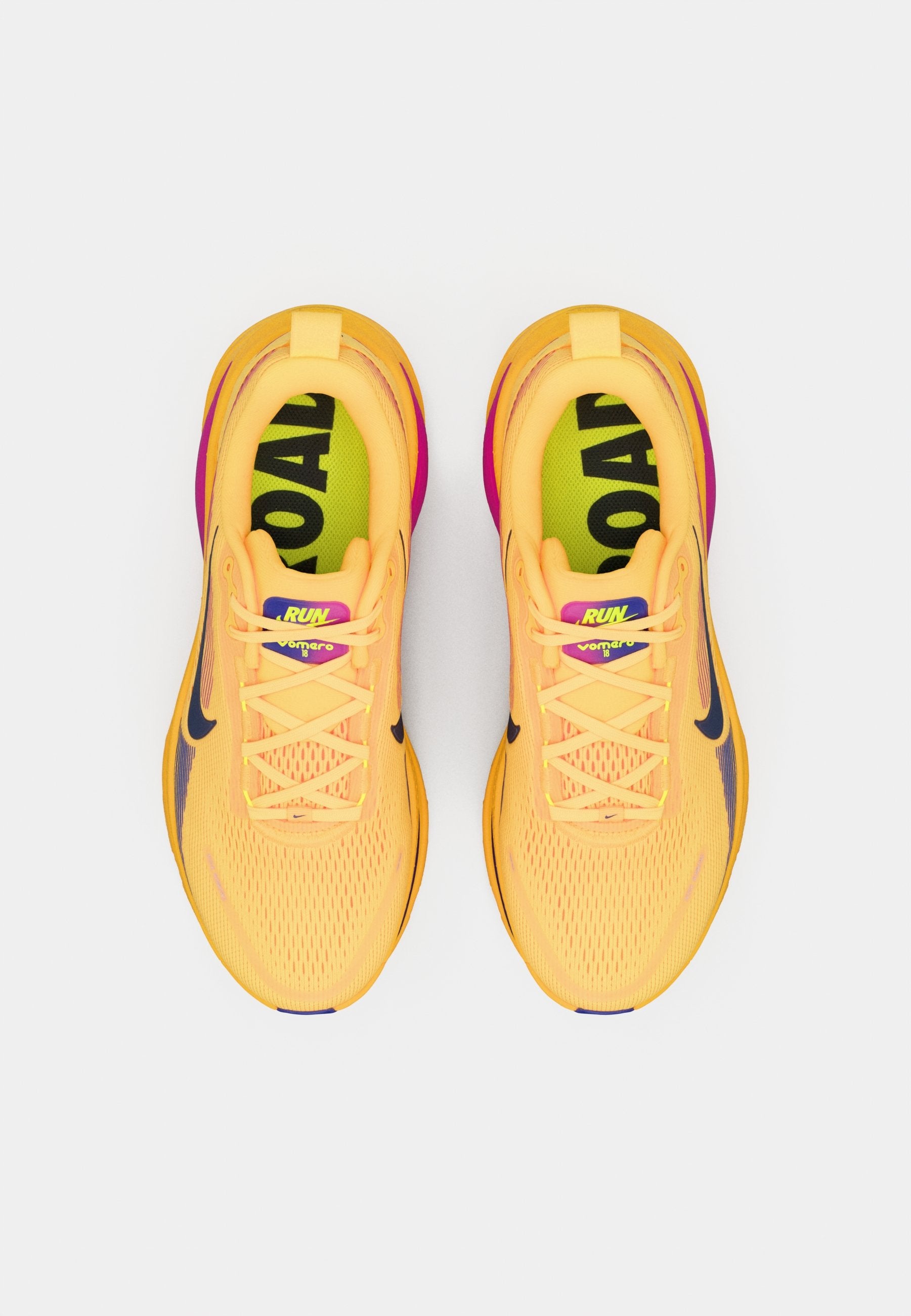 VOMERO UNISEX - Road running shoes - citron pulse/blue void/laser orange/hyper violet/indigo burst/volt