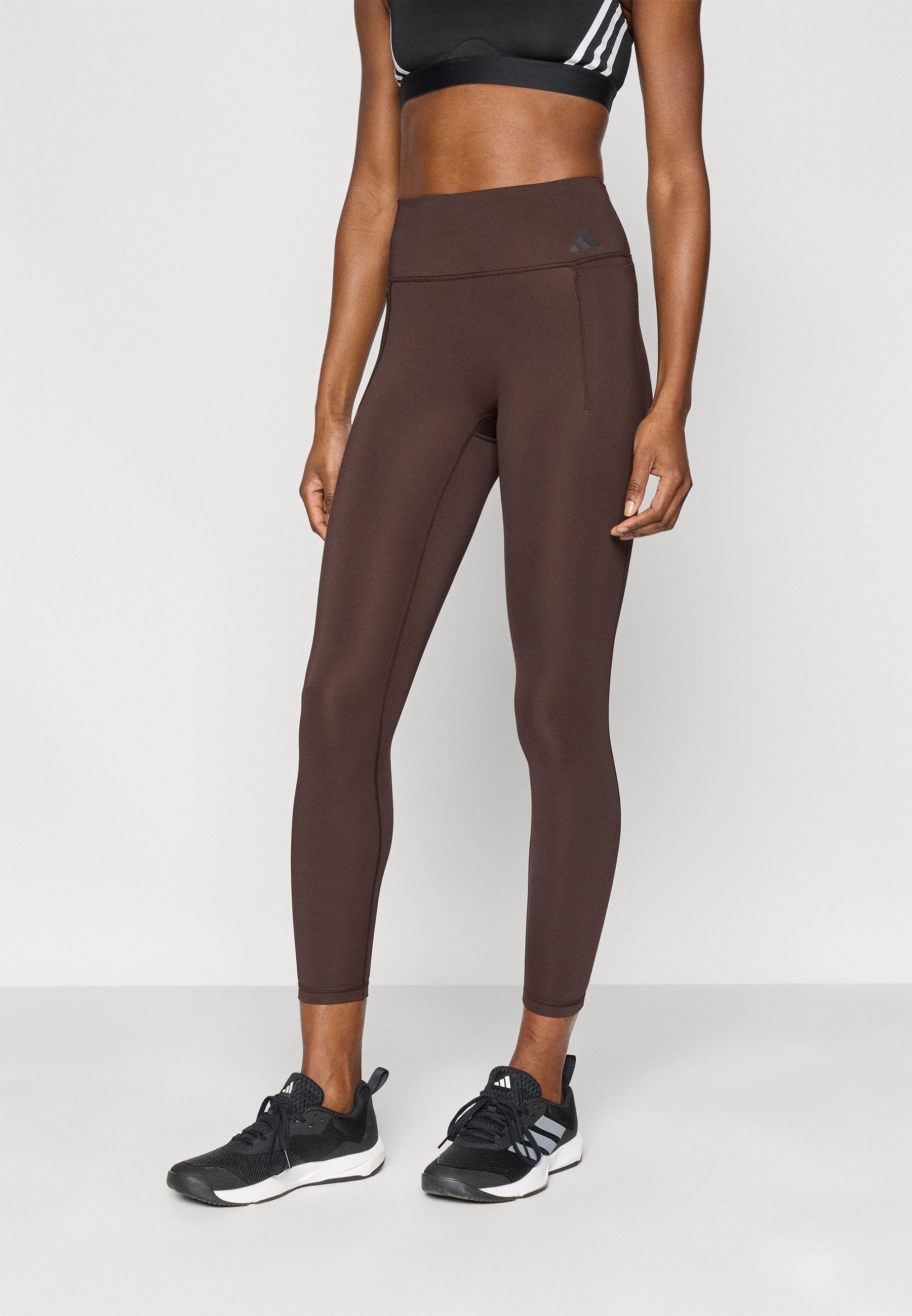OPTIME WORKOUT 7/8 - Leggings - aurora coffee