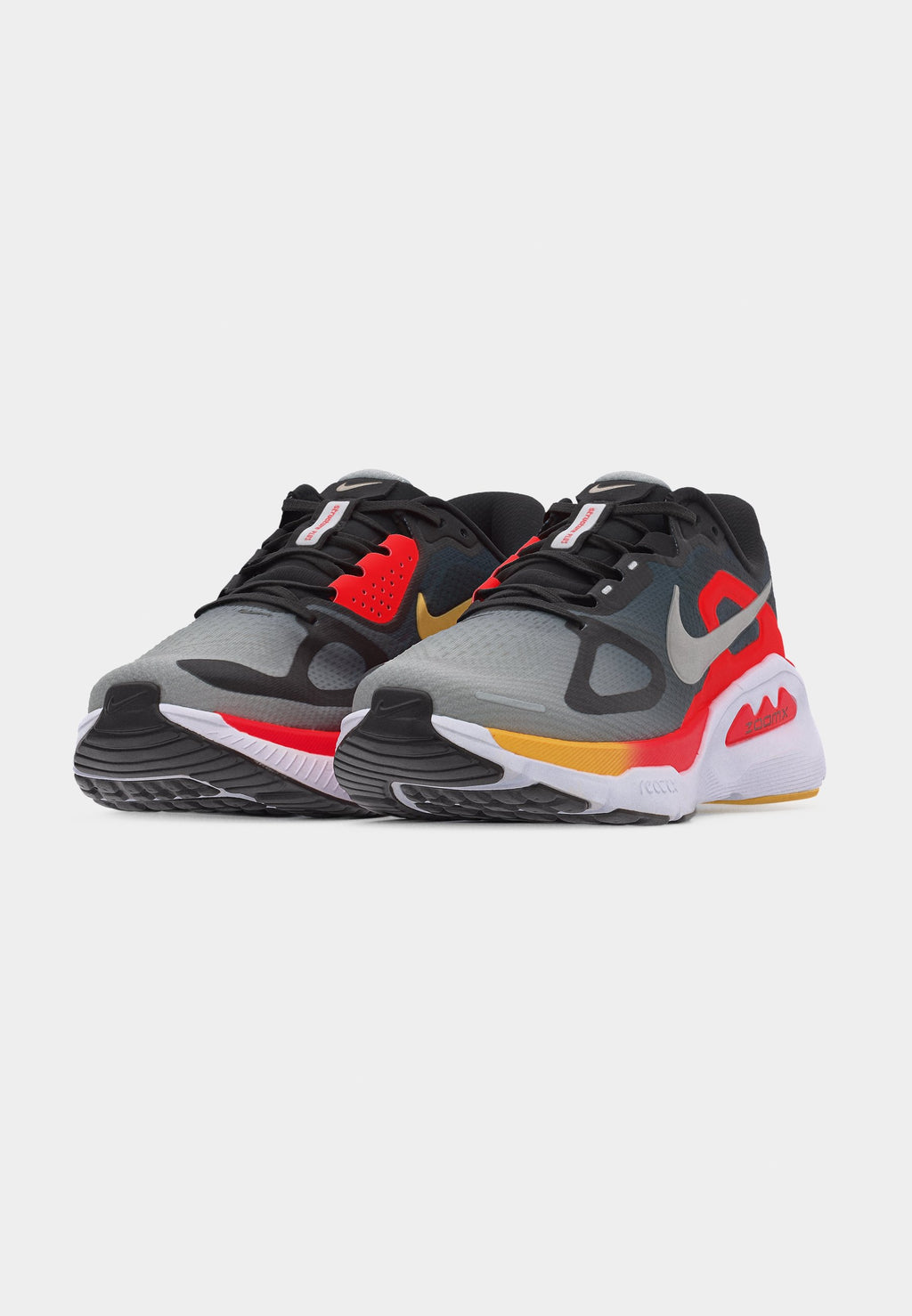 STRUCTURE PLUS - Road running shoes - black/silver-coloured/light smoke grey