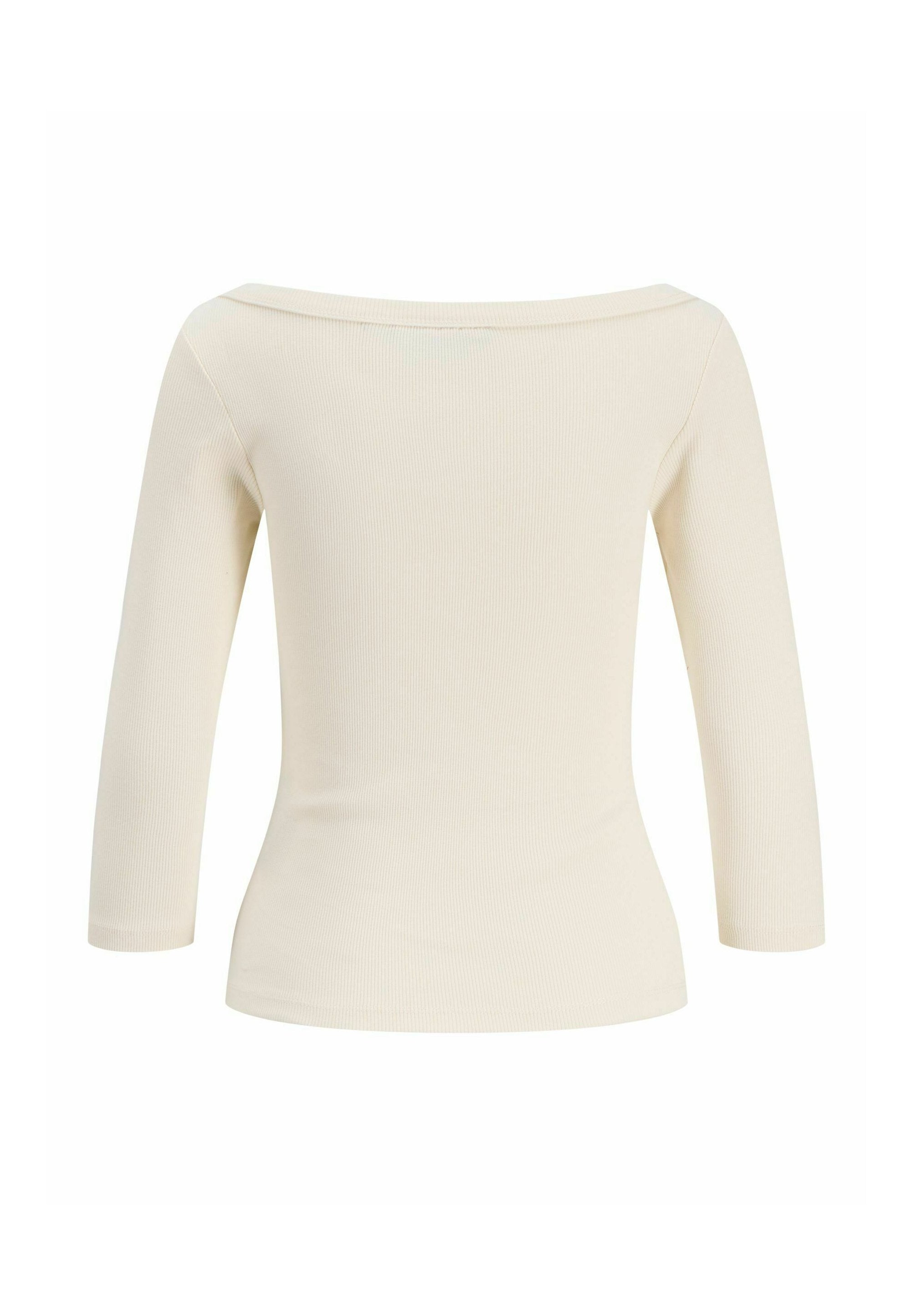 JXFIFI STR 3/4 BOATNECK TOP JRS NOOS - Long sleeved top - antique white
