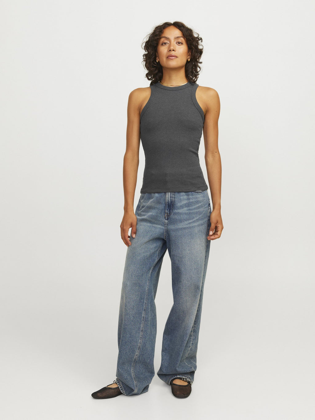 JXFOREST - Top - dark grey melange