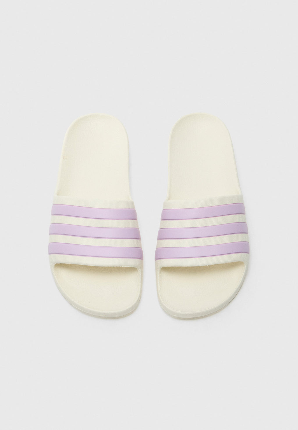 ADILETTE AQUA UNISEX - Pool slides - off white/bliss lilac
