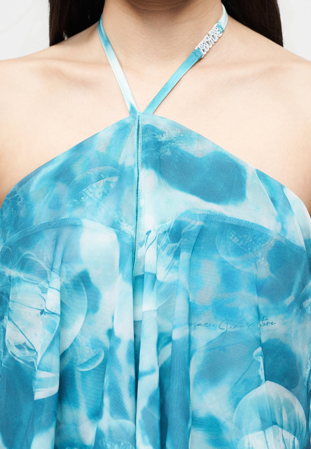 DRAPE - Top - blue atoll