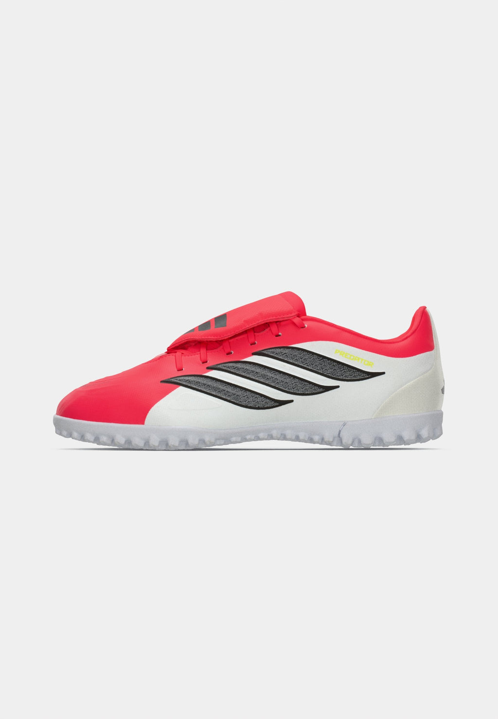 PREDATOR CLUB FOLD-OVER TONGUE  - Turf football boots - lucid red/core black/footwear white