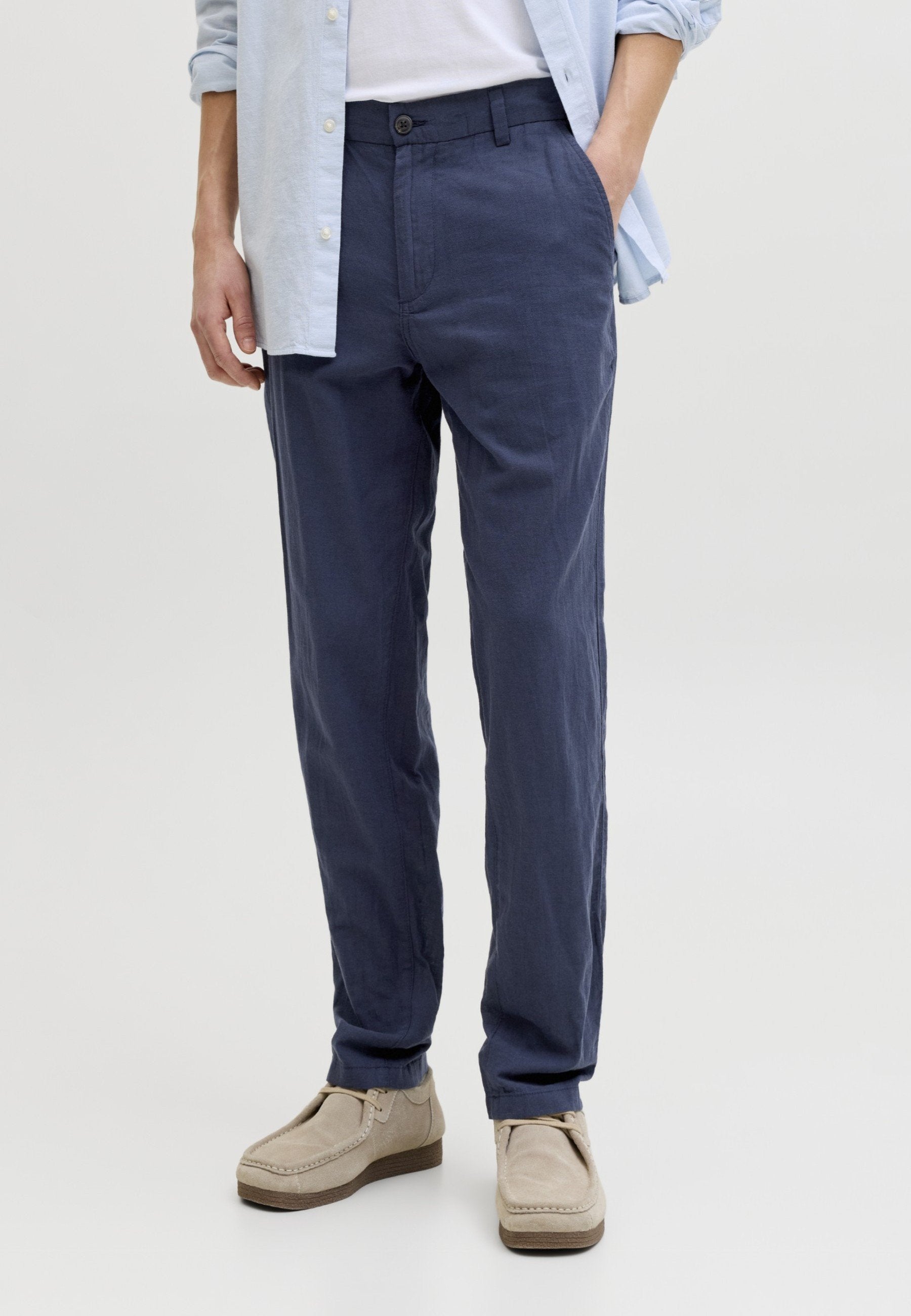Chinos - navy blazer