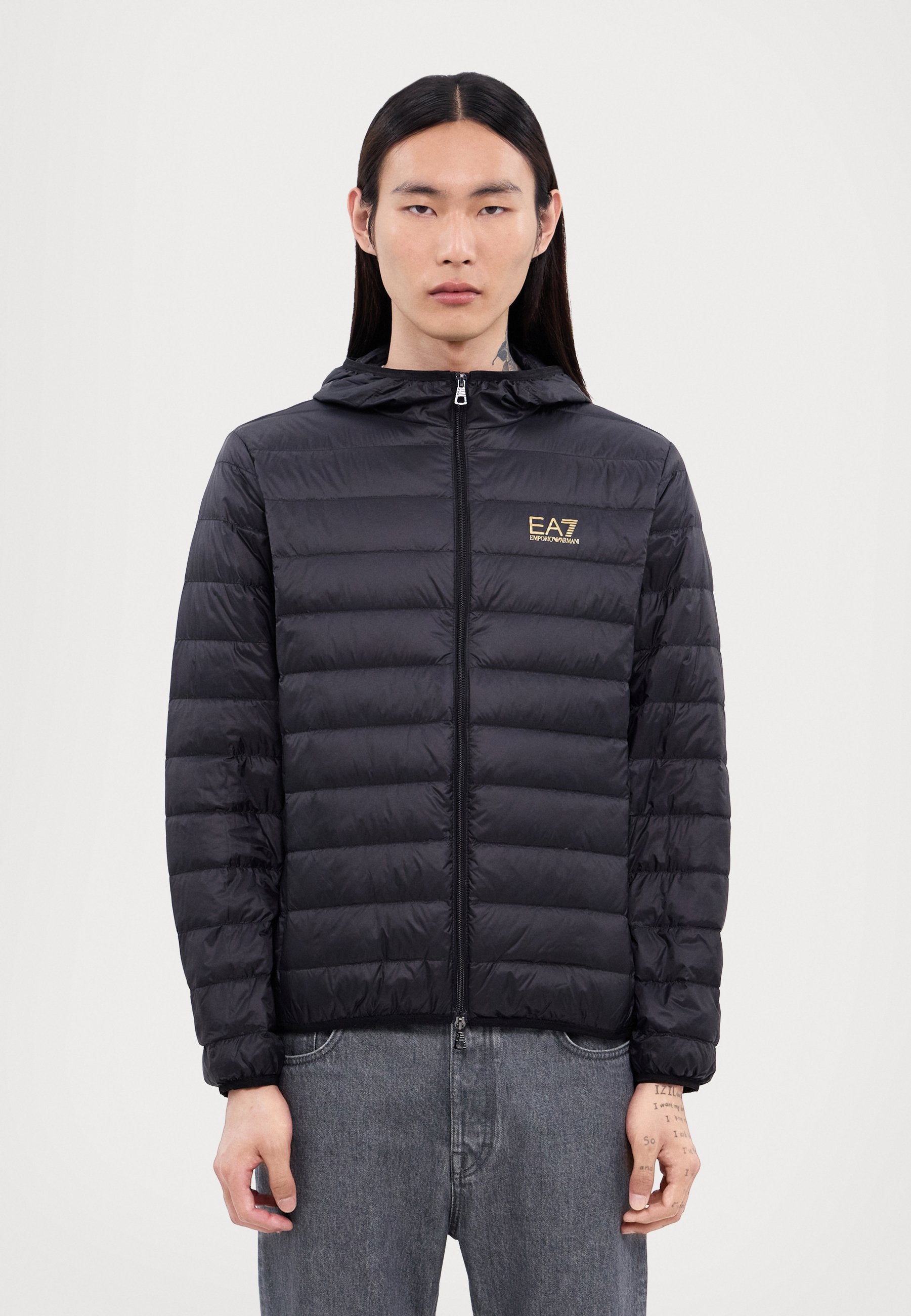 TRAIN CORE - Down jacket - black