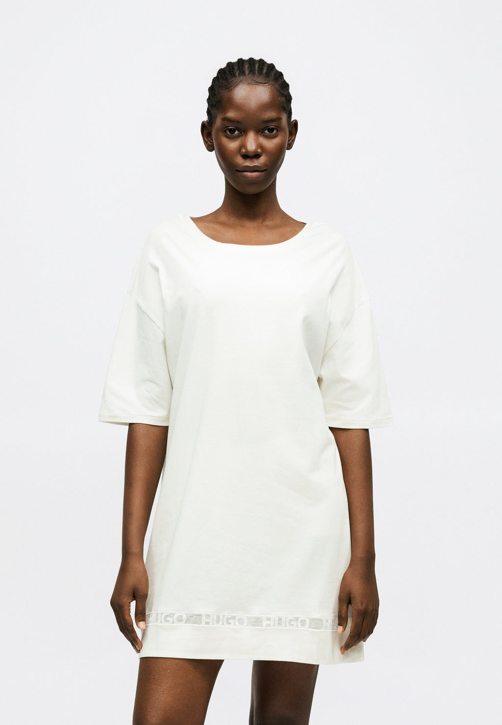 LOGO NIGHTY - Nightie - open white