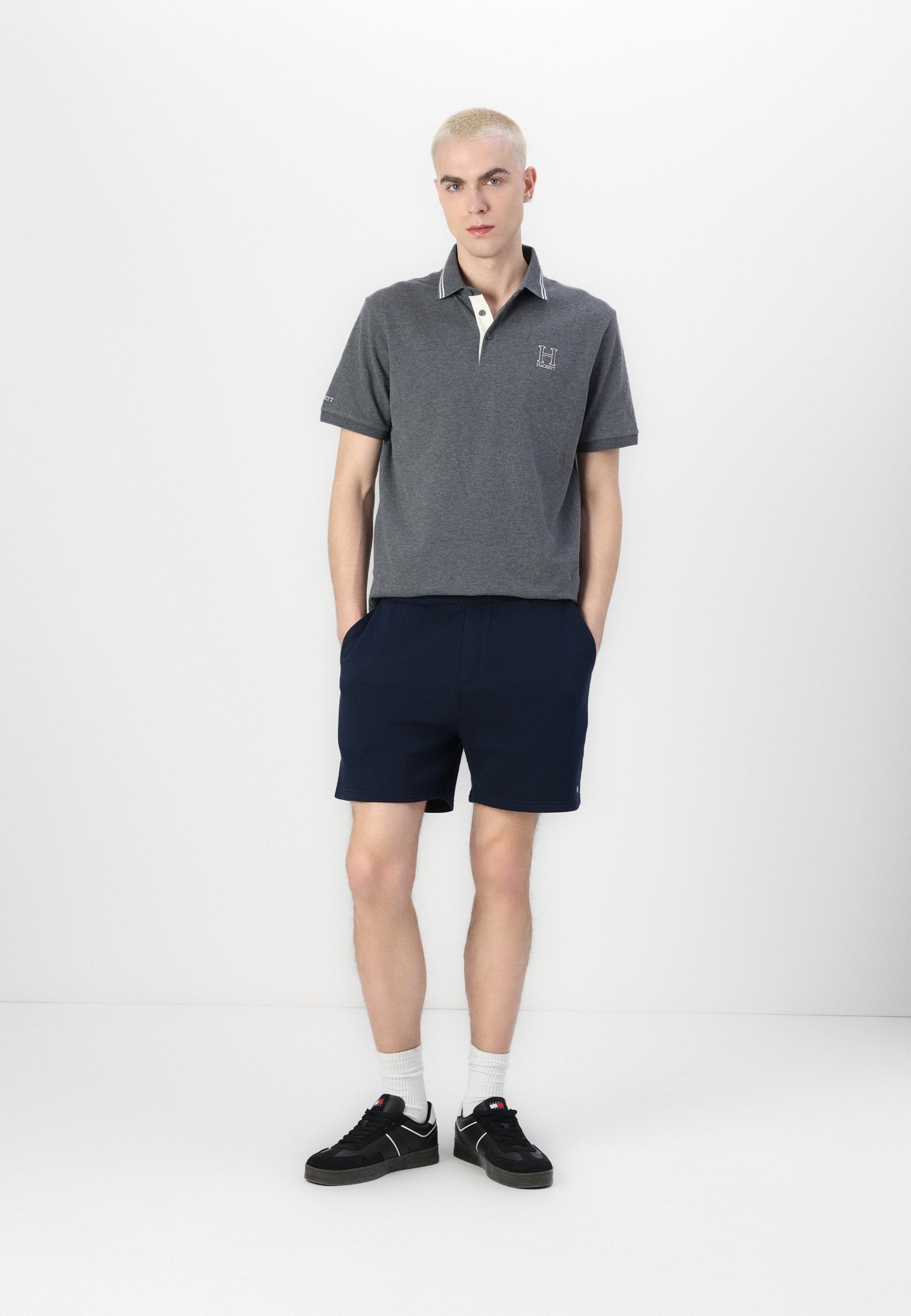 FLAG DRAWSTRING - Shorts - dark night navy
