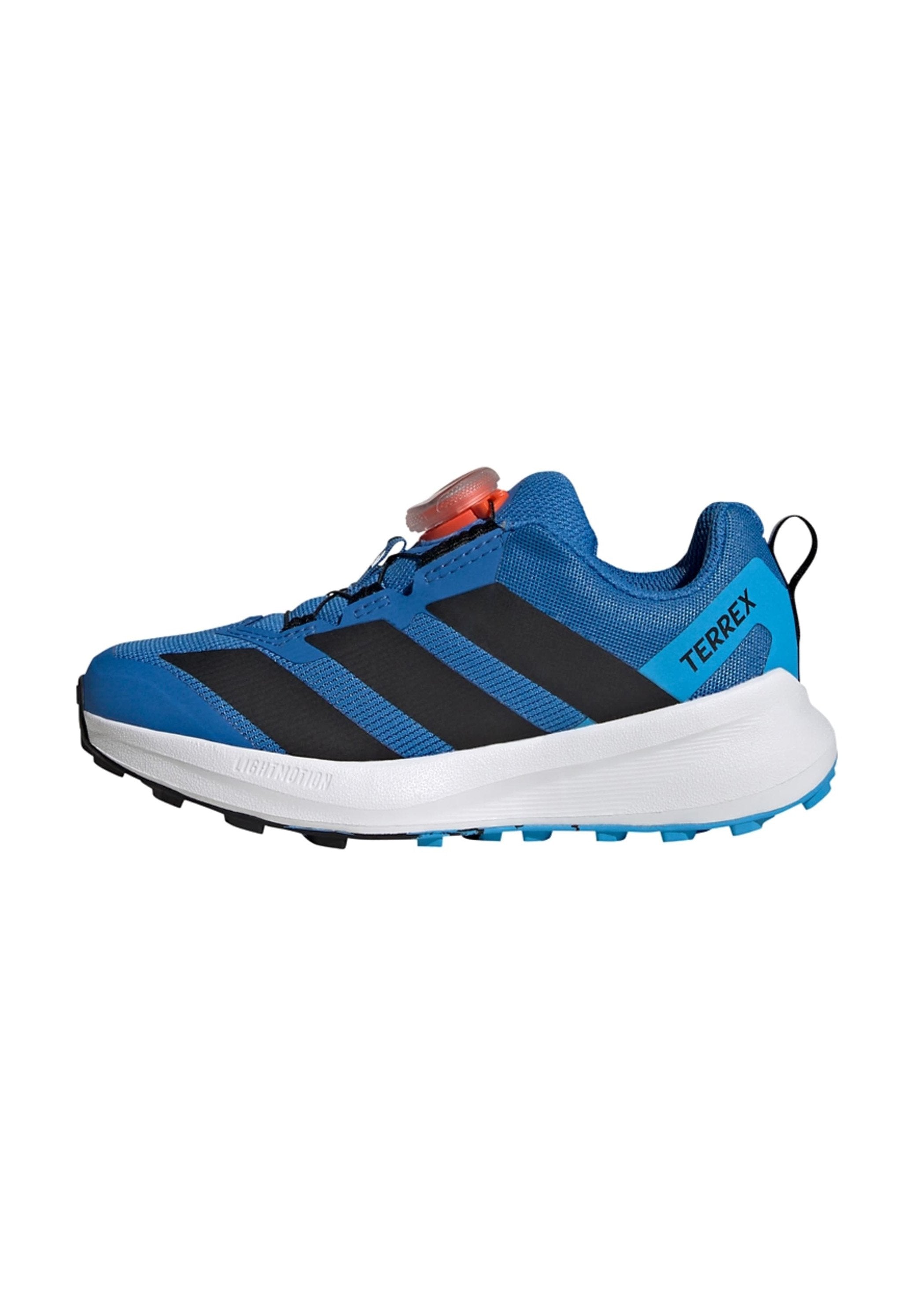 AGRAVIC UNISEX - Trail running shoes - semi impact orange/ray blue/core black
