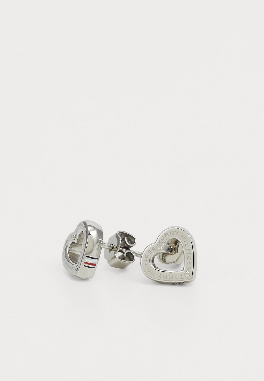 TOGGLE HEART - Earrings - silver-coloured