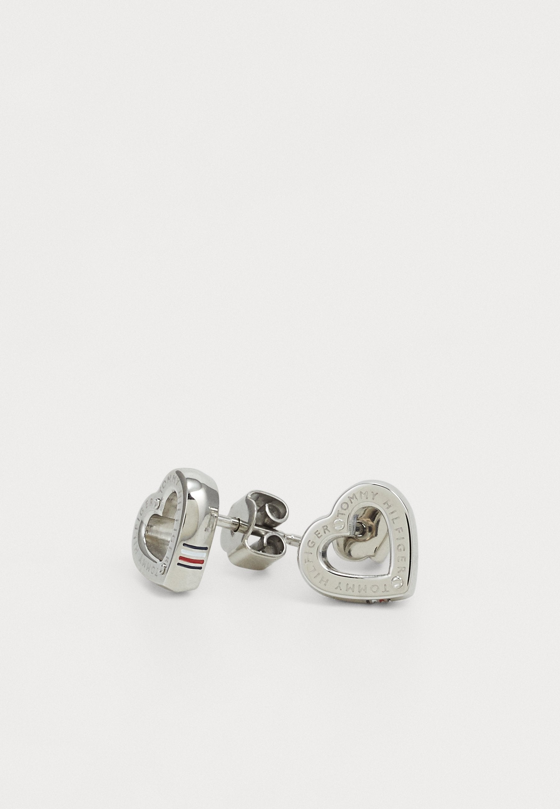 TOGGLE HEART - Earrings - silver-coloured