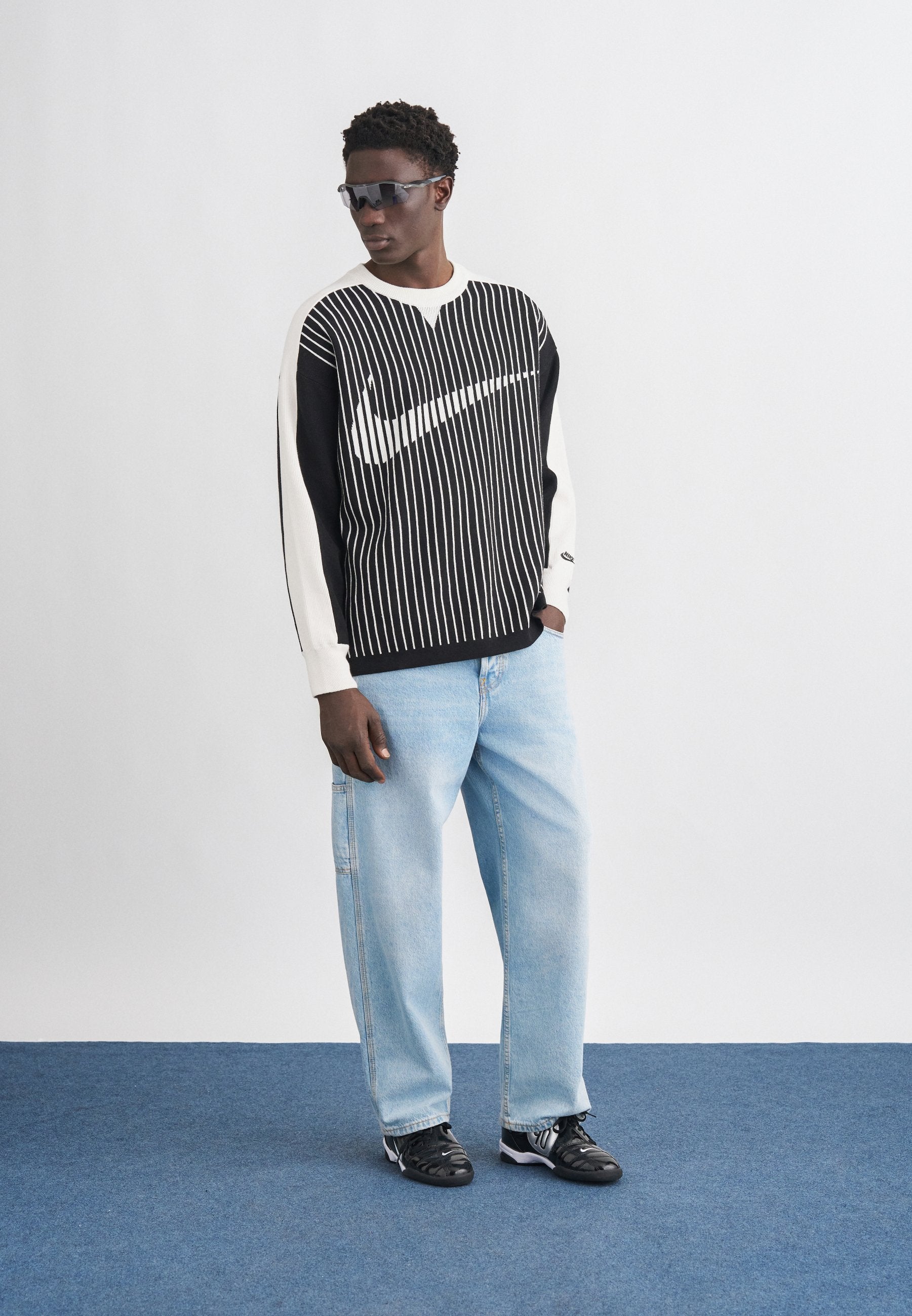 CLUB SWEATER - Pull - noir/voile