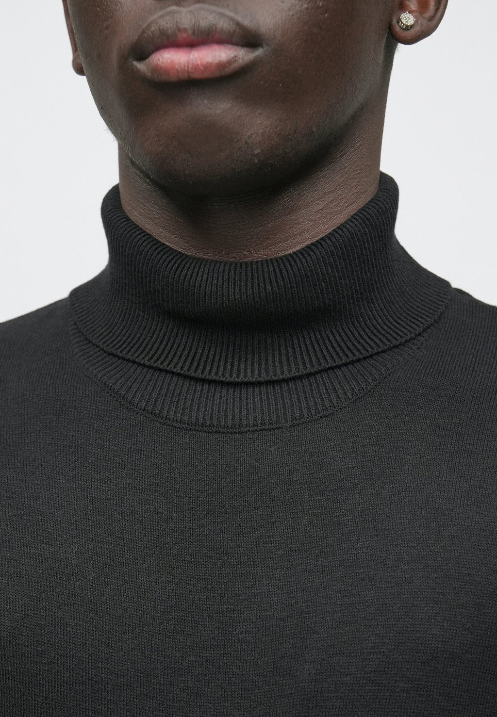 JJEEMIL ROLL NECK - Jumper - schwarz