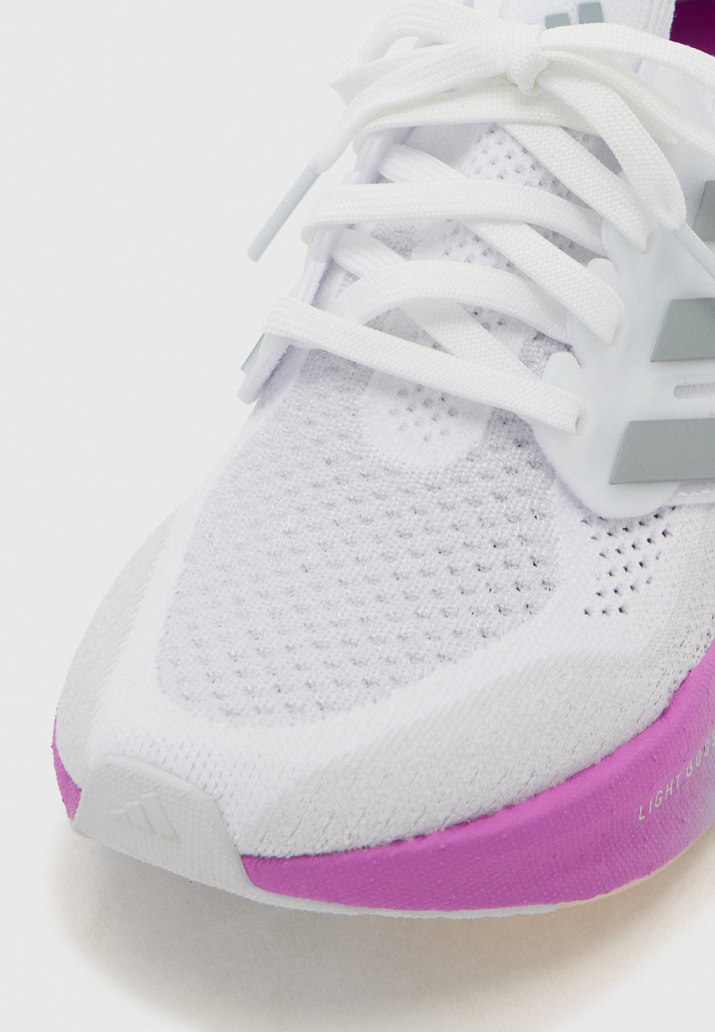 ULTRABOOST 5 W - Road running shoes - cloud white/halo silver-coloured/purple burst