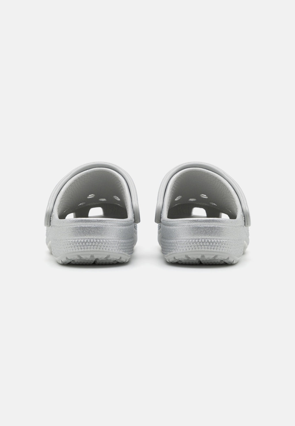CLASSIC GLITTER - Clogs - silver
