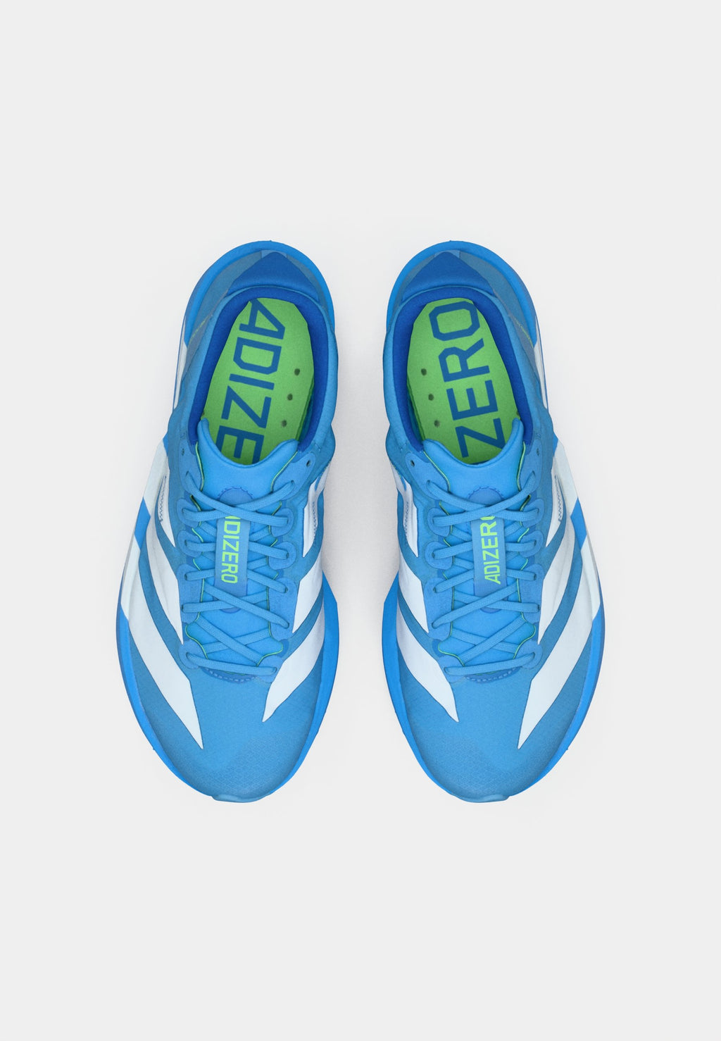 ADIZERO ADIOS 9 - Chaussures de running sur route - bleu/blanc/citron vert
