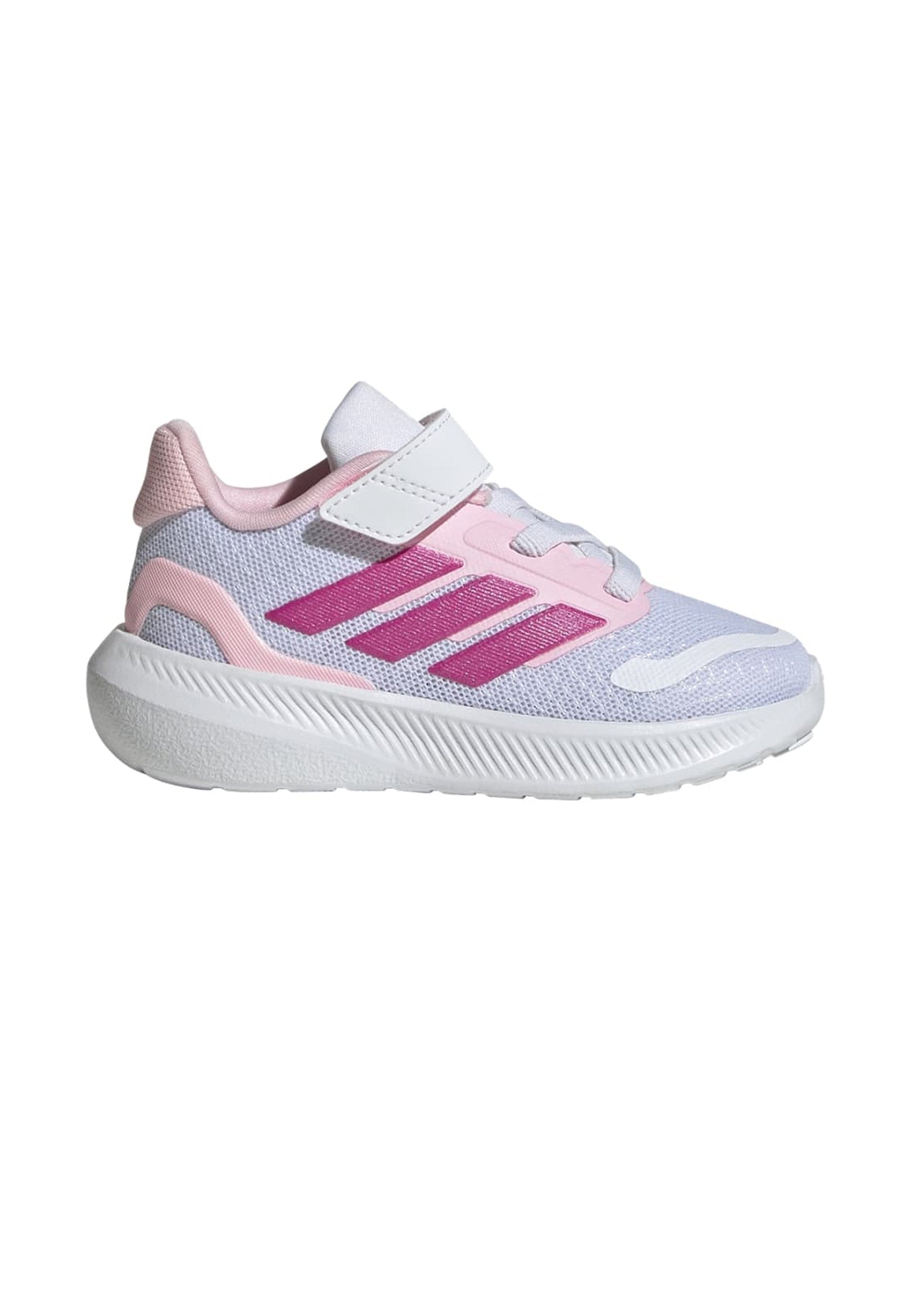 RUNFALCON 5 EL I - Road running shoes - ftwr white/clear pink/grey two