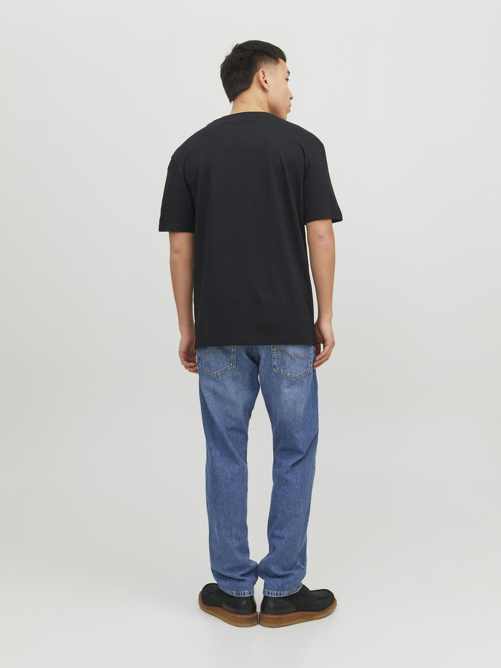 JJESTAR JJ TEE SS NOOS - Print T-shirt - black