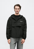 HOODED - Summer jacket - black