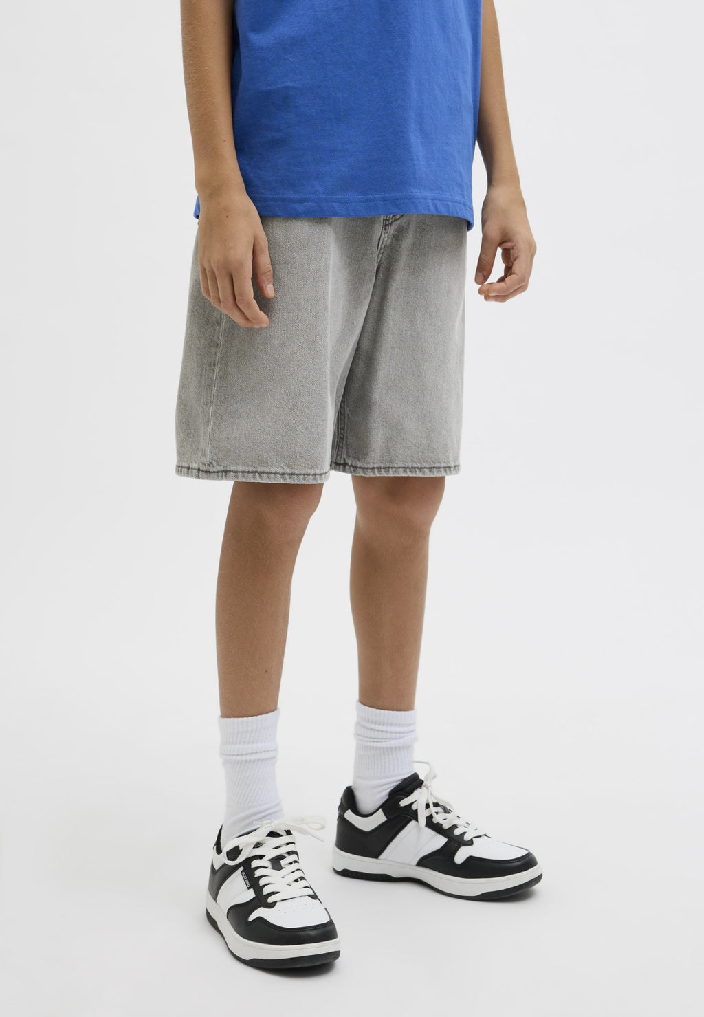 Denim Loose Fit Junior - Denim shorts - grey denim