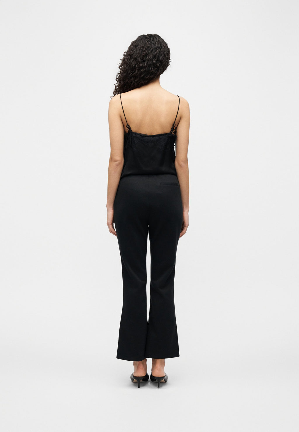 SPACER FIT FLARE PANT - Trousers - black