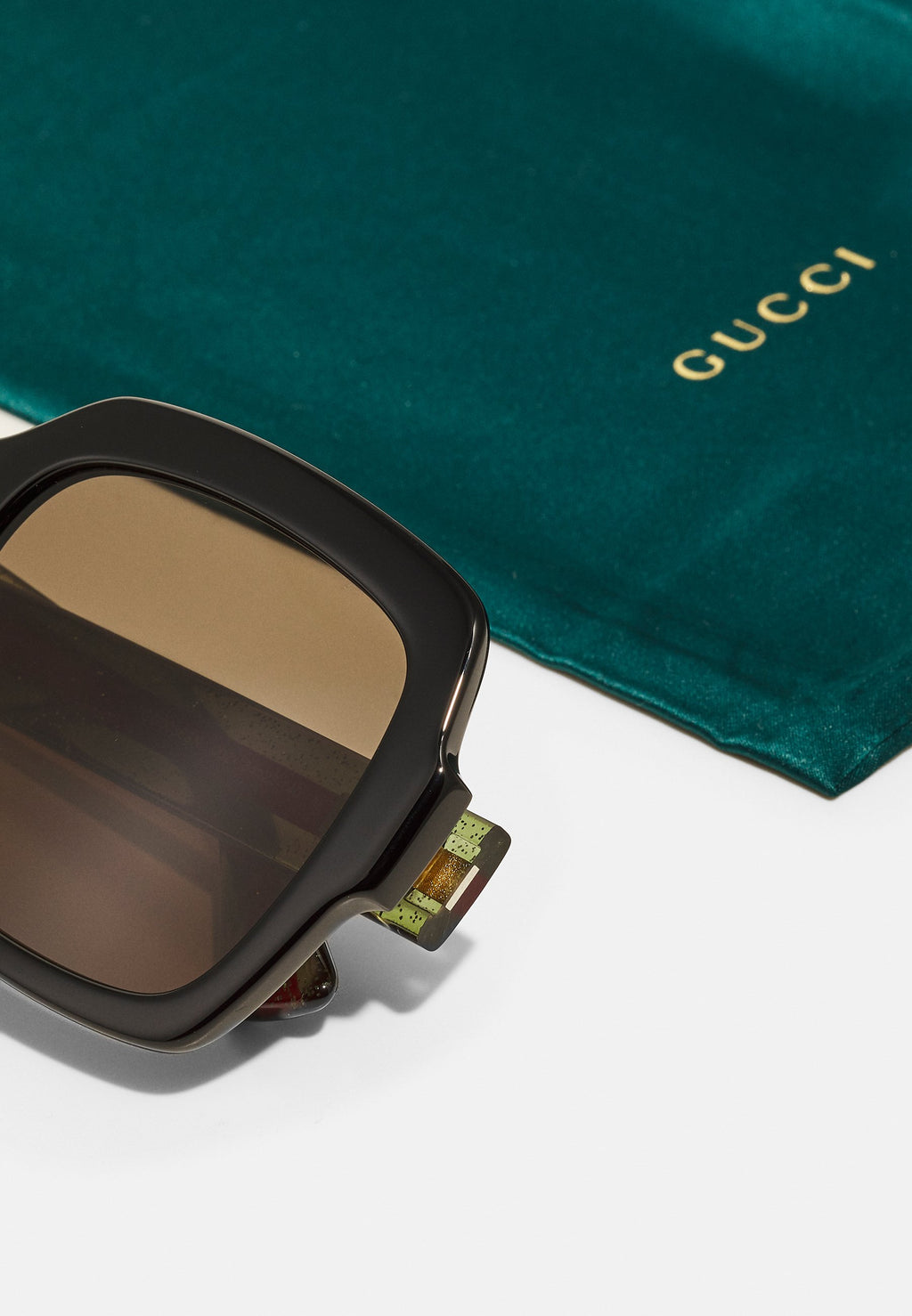 Sunglasses - black/green/brown