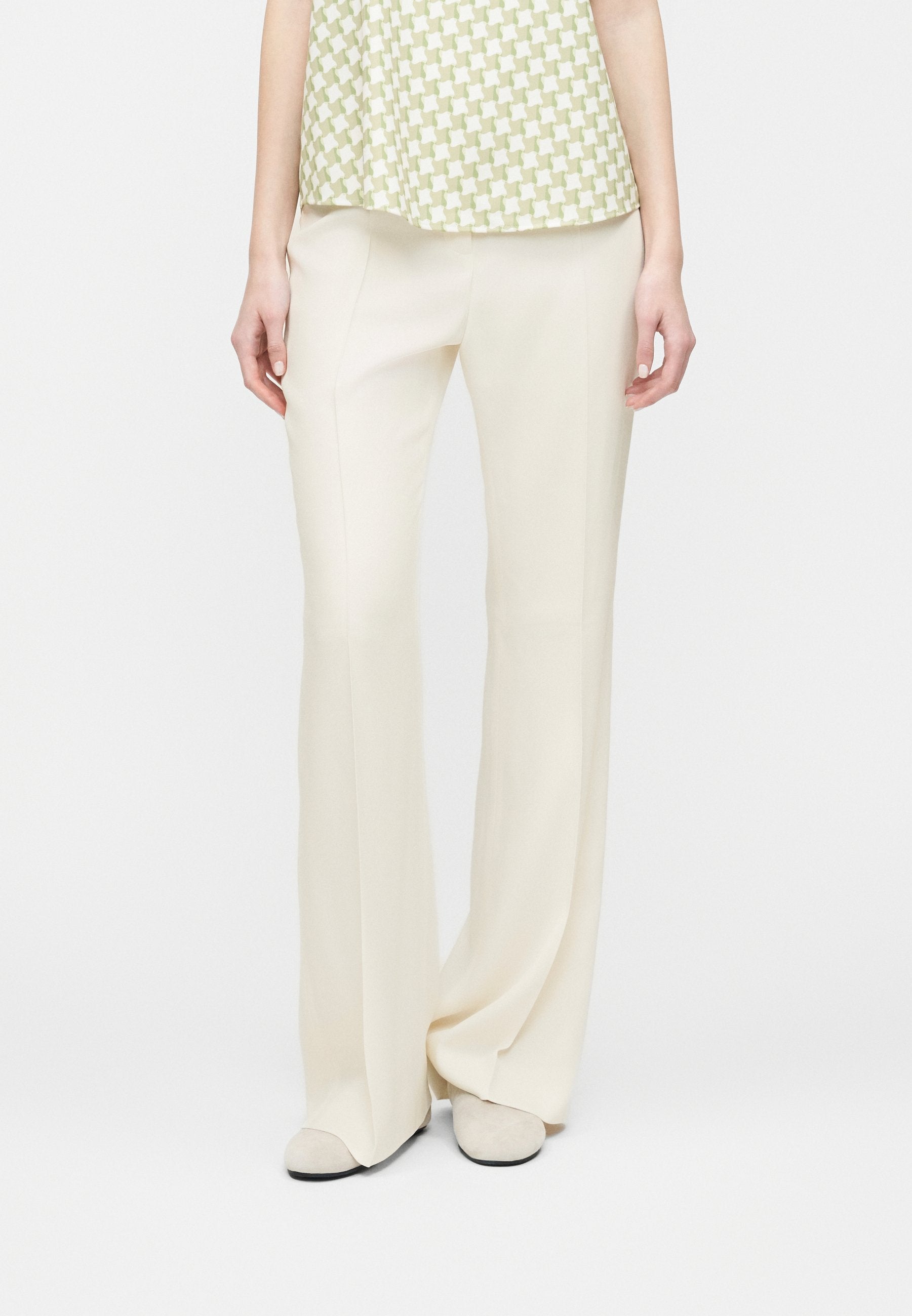 HILOTINNA - Trousers - open white