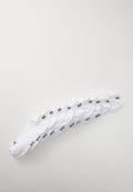 SNEAKER DÜZ UNISEX 9'LU PAKET - Çorap - beyaz
