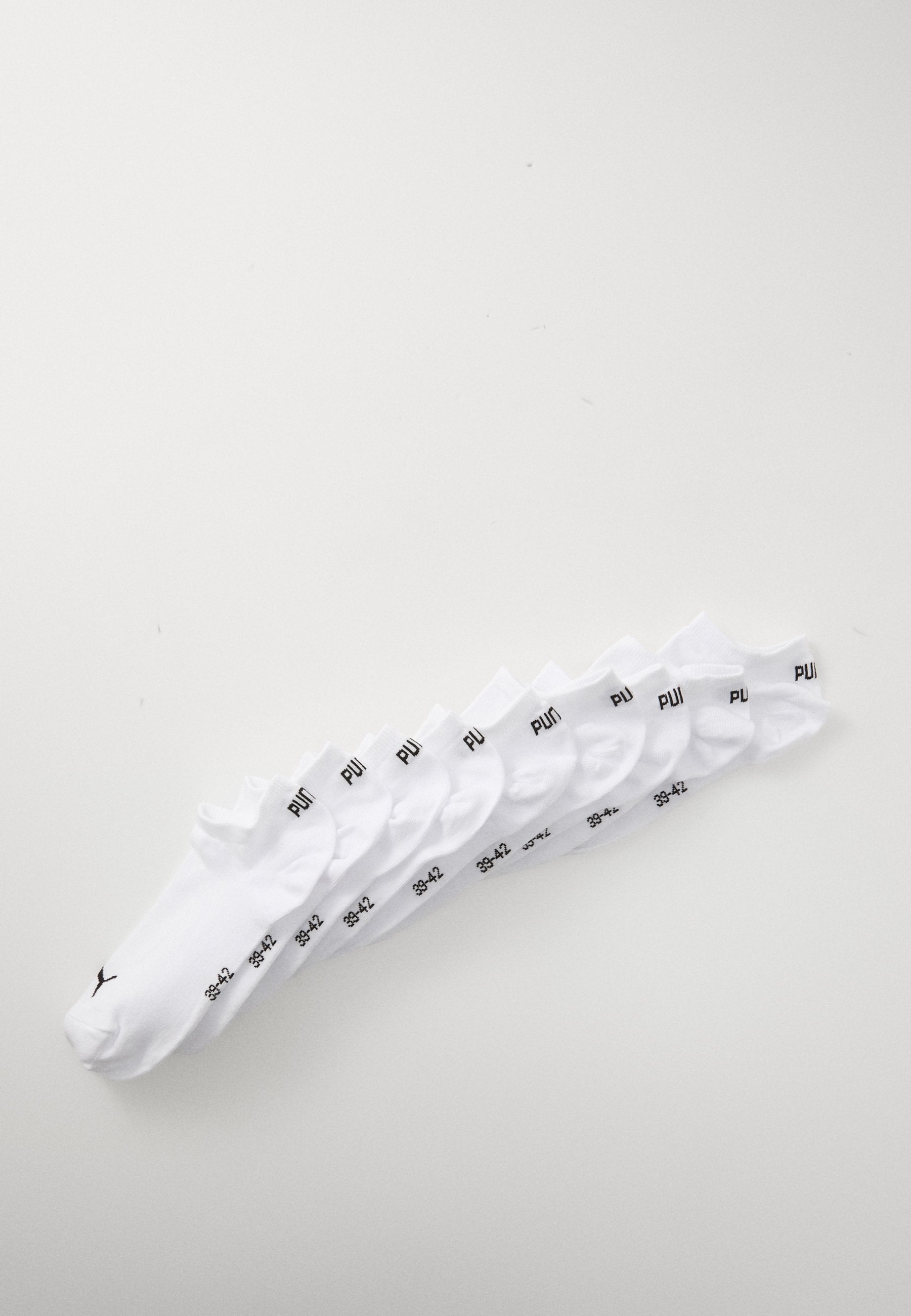 SNEAKER DÜZ UNISEX 9'LU PAKET - Çorap - beyaz