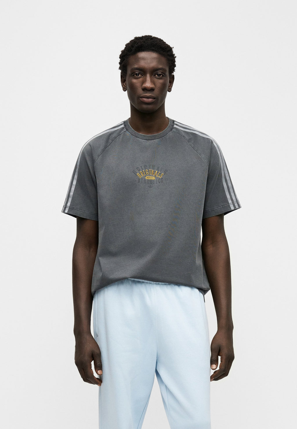تي شيرت RINGER TEE - رمادي ستة