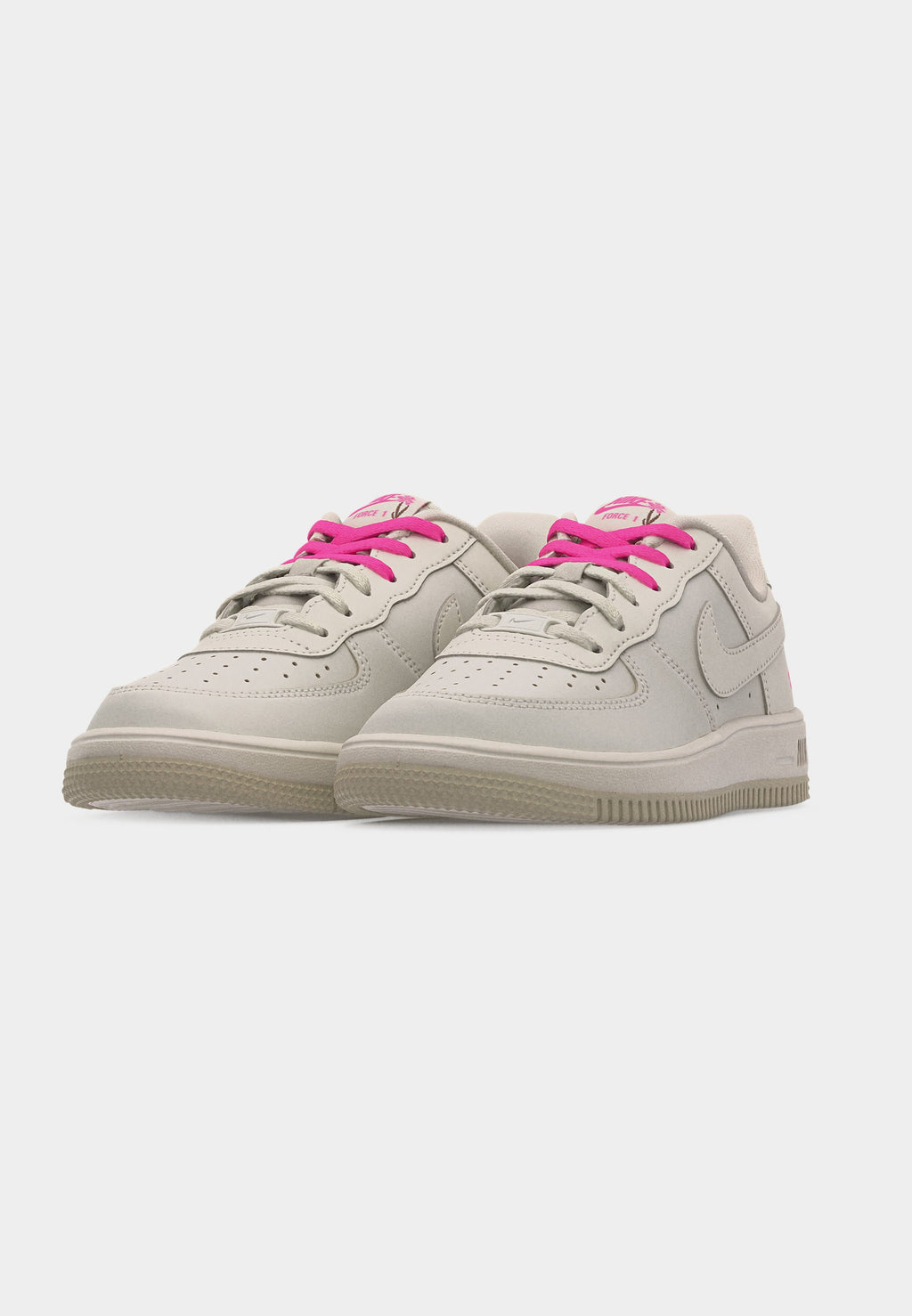 FORCE 1 LACE UNISEX - Trainers - light bone/playful pink/fauna brown