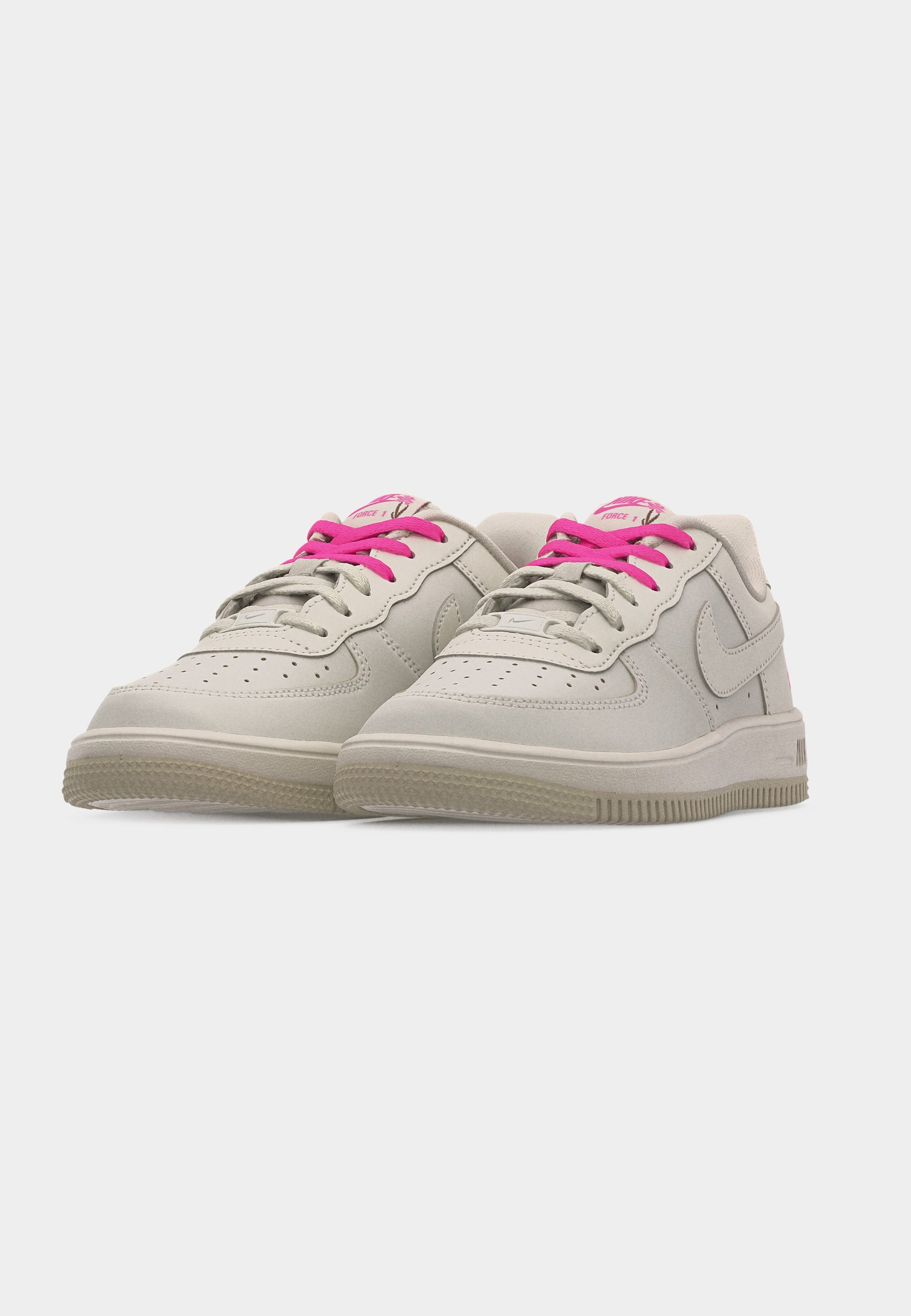 FORCE 1 LACE UNISEX - Trainers - light bone/playful pink/fauna brown
