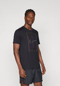 NIKECOURT TEE HERITAGE - Print T-shirt - black