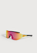 ATHENA EDGE UNISEX - Sports glasses - black/orange mirror