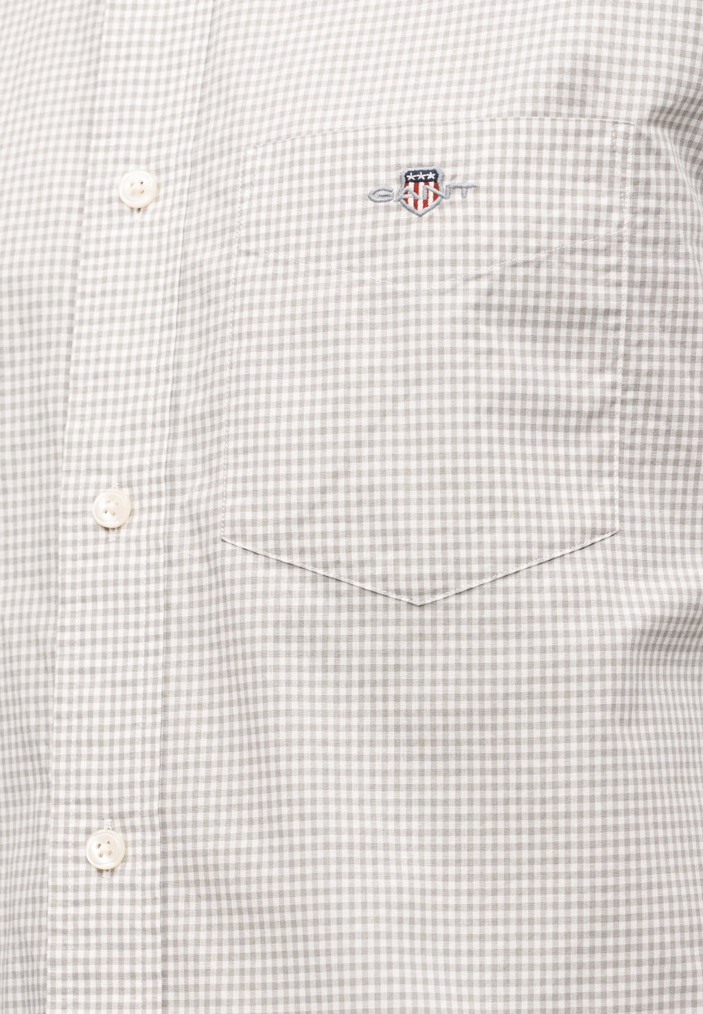 CLASSIC GINGHAM SHIRT - Shirt - light putty